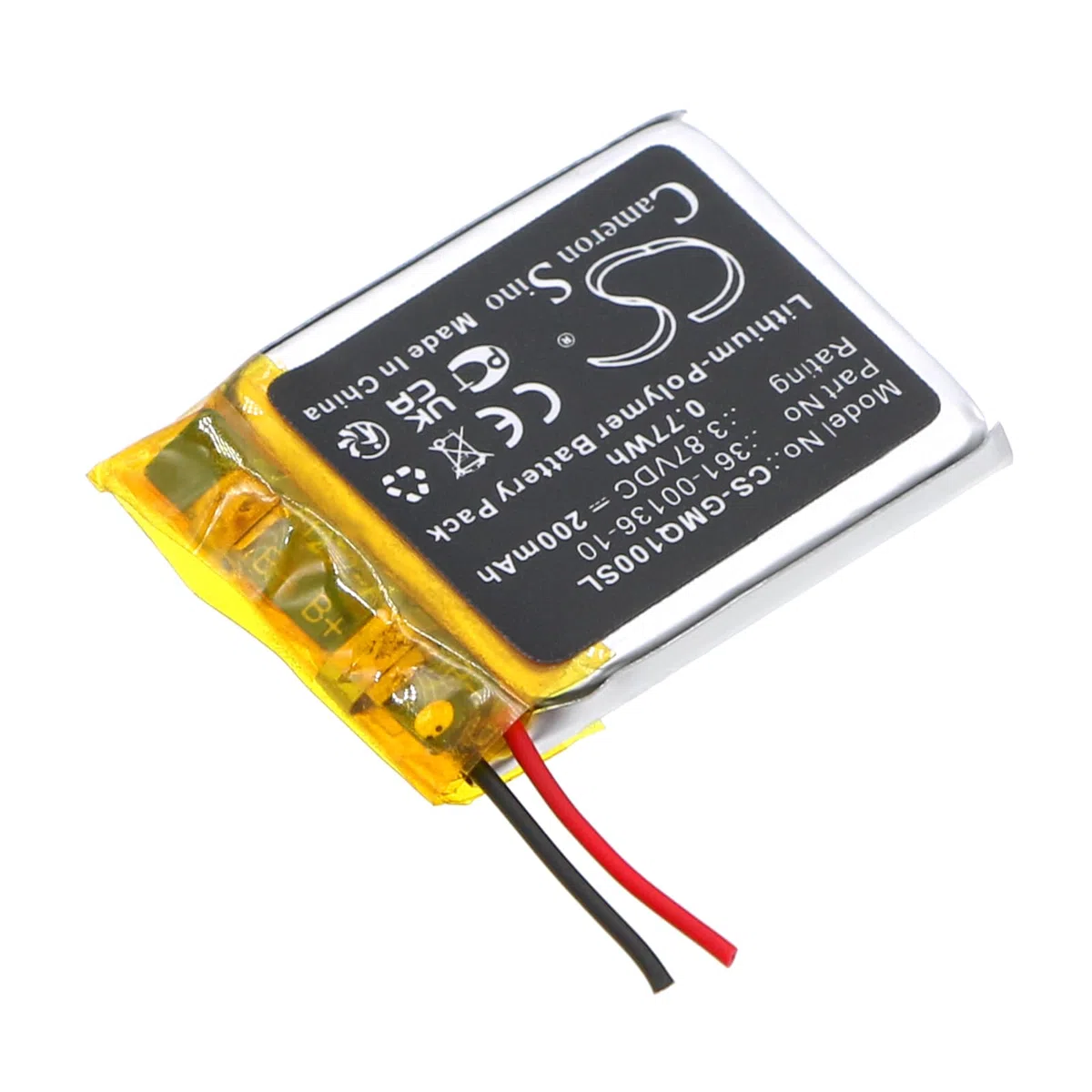 TCTK Akku 200mAh Kompatibel mit [Garmin] Venu SQ Music, Venu SQ2 Music Ersetzt 361-00136-10, 361-00136-20, 361-00136-21 FBA