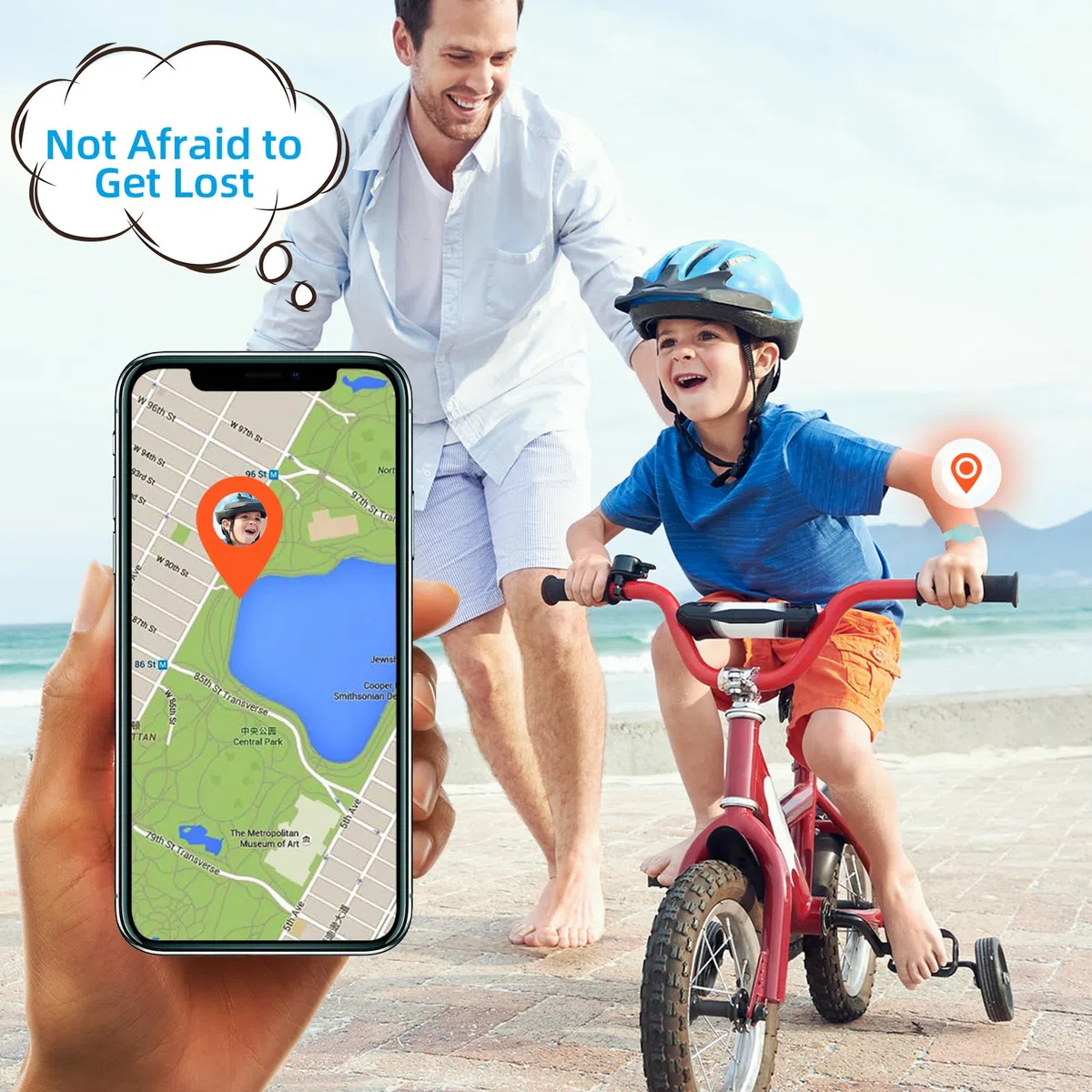 Wasserdichtes Kinder-Armband für Airtag, Silikon-Armband, kompatibel mit AirTag, versteckte Halterung, GPS-Tracker, Anti-Verlust, verstellbarer Airtag-Gurt für Kleinkinder, Kinder (2 Stück, Minzgrün