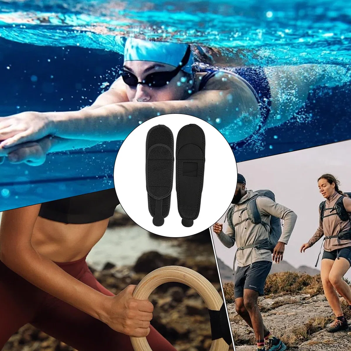 Schutzband Für Smartwatch | Uhrenarmband Schutz - Mit Integrierter Polsterstruktur Wetterfestes Sportarmband Für Laufen Fitness Und Arbeit