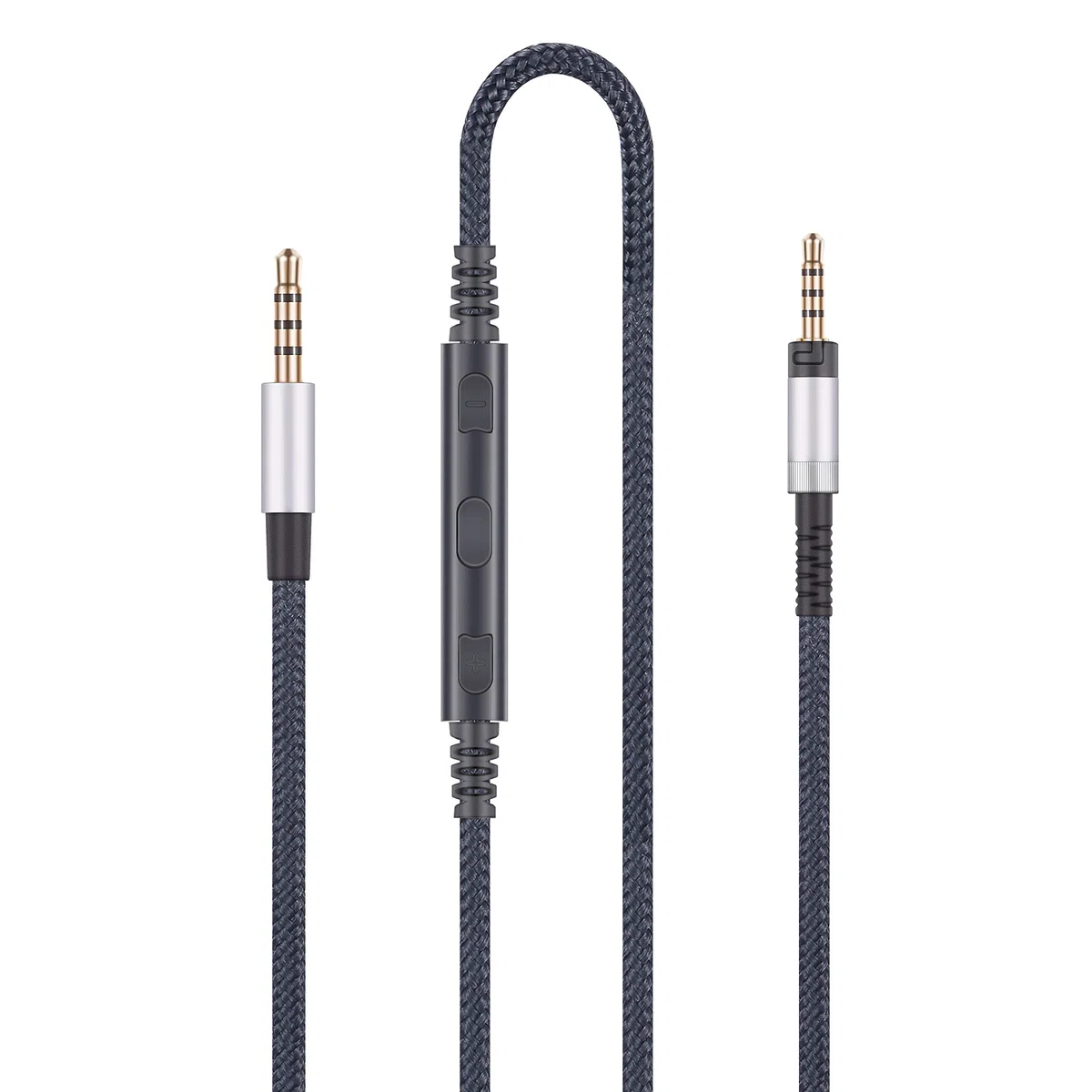 Audio-Ersatzkabel kompatibel mit Sennheiser HD4.40, HD 4.40 BT, HD4.50, HD 4.50 BTNC, HD4.30i, HD4.30G Kopfhörer und kompatibel mit iPhone, kompatibel mit iPad