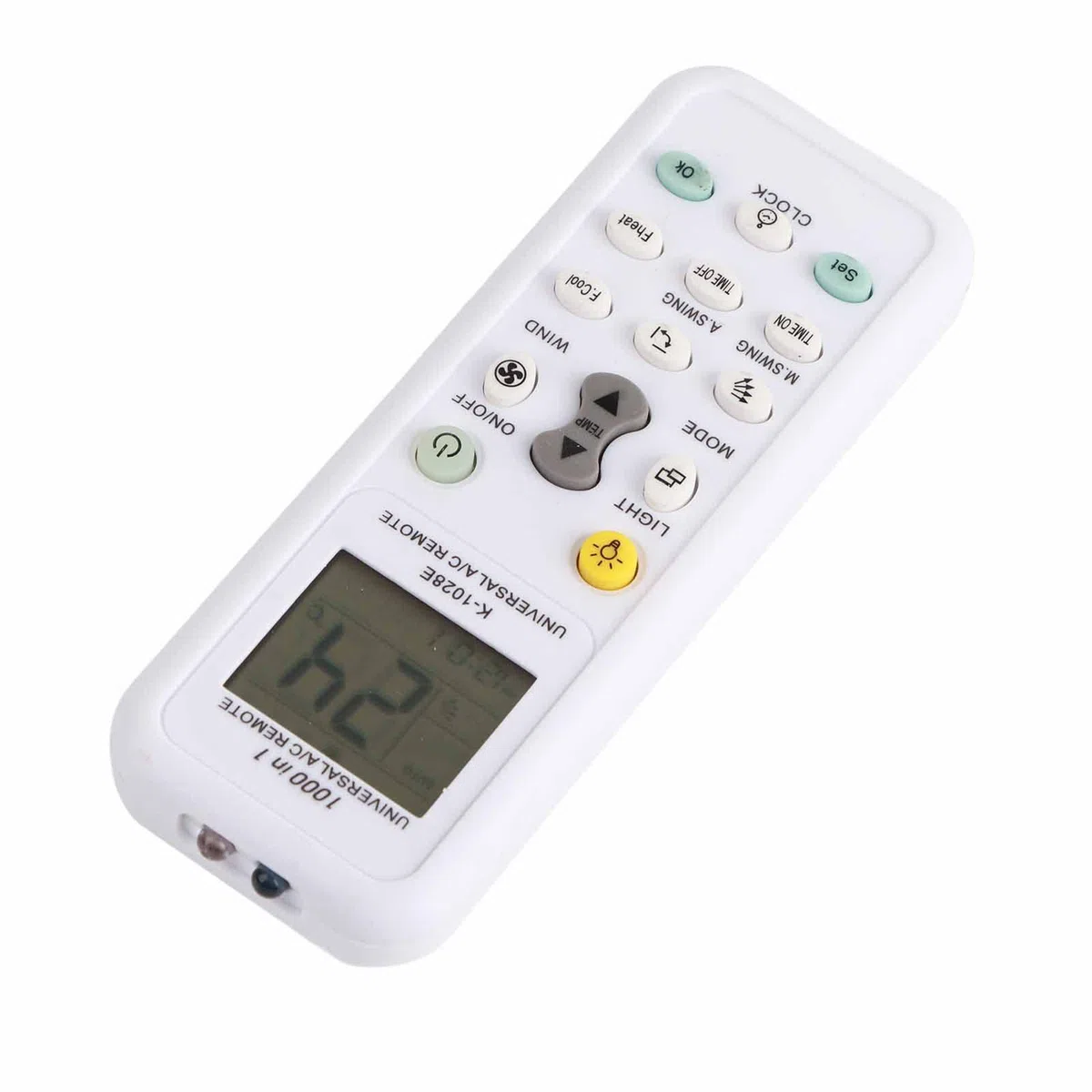 Cocoarm K-1028E Universal Air Conditioner Fernbedienung, Ergonomisches Design, LCD-Display, Timerfunktion, Kompatibel mit den Meisten Marken für Komfortable Zuhausekühlung