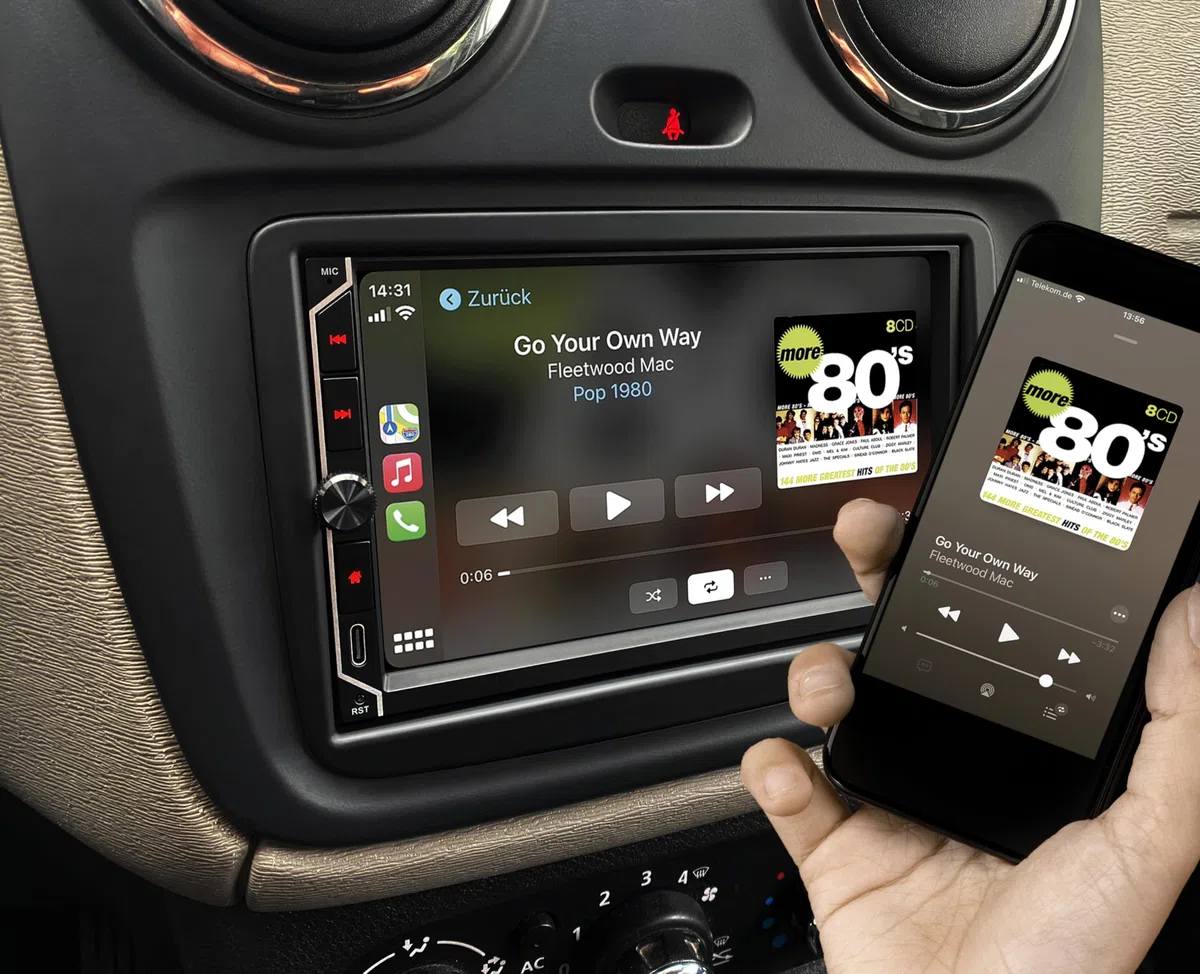 ESX Vision VMX700DAB - Universal 2-DIN Media Moniceiver mit 17,8 cm (7“) Touchscreen-Display