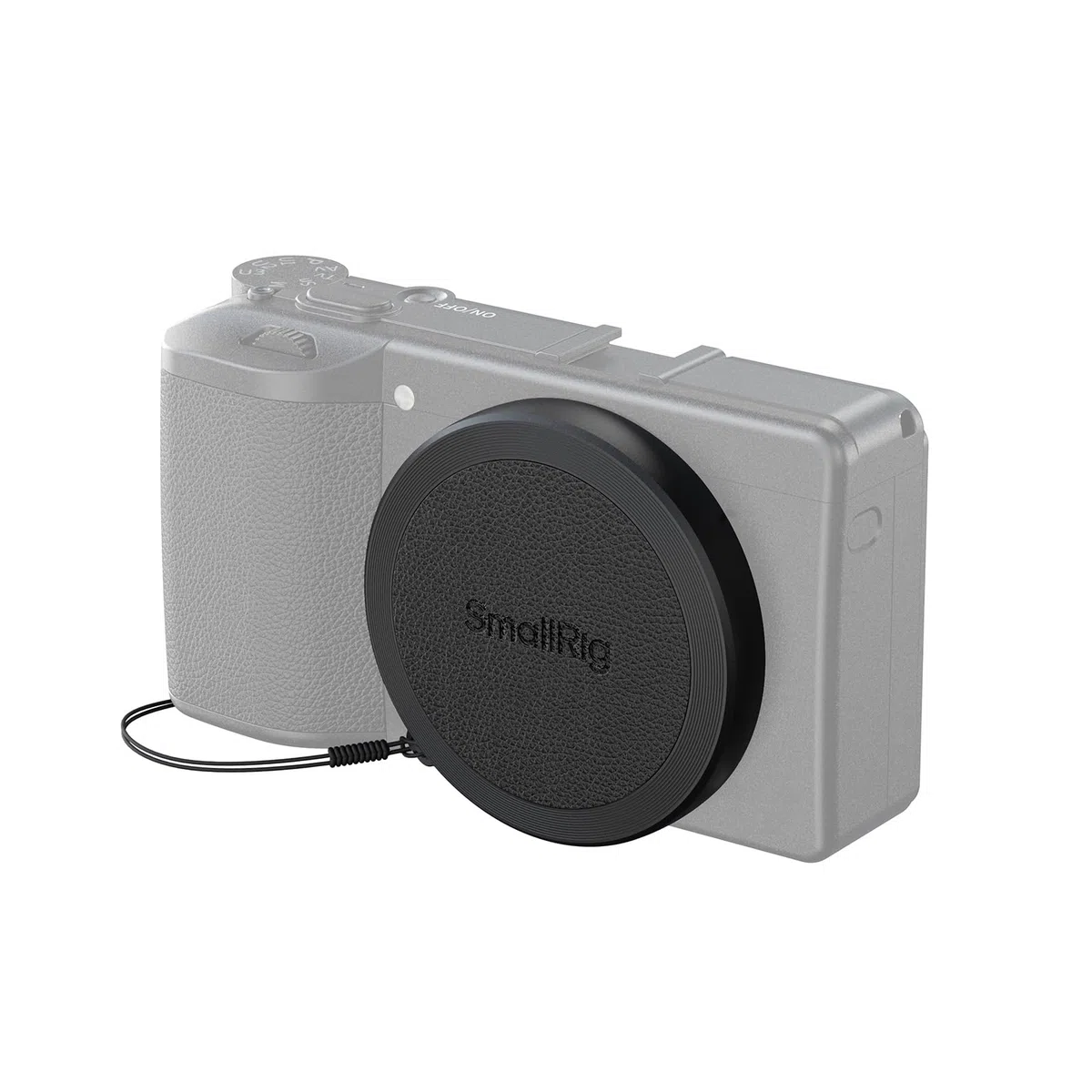 SMALLRIG Objektivschutzkappe für RICOH GR IV GRIV mit Anti-Verlust-Gurt, Kratzfeste Aluminium-Objektivabdeckung mit weichem Eva-Innenfutter, Zubehör für RICOH GR IV - 5680