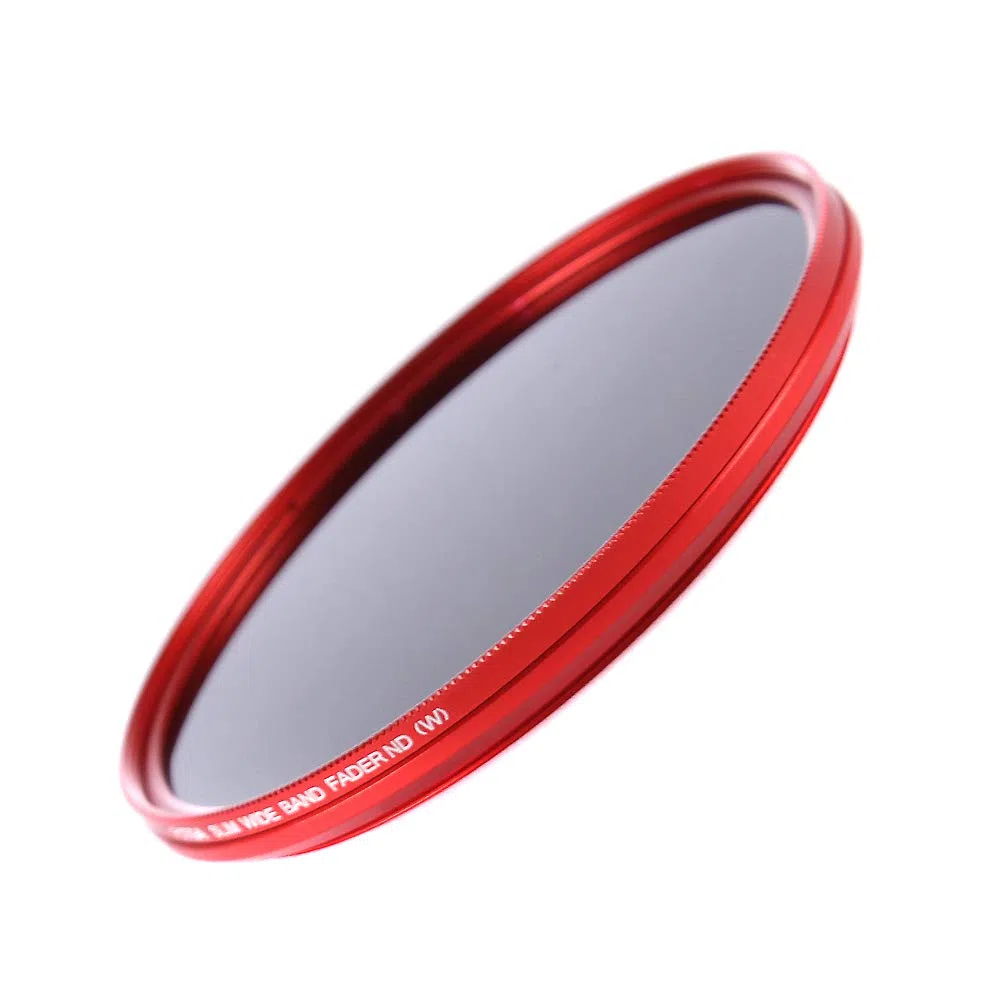 FOTGA 67mm Ultra Slim Fader ND-Objektiv-Filter Einstellbare Neutraldichtefilter Variable ND2 zu ND400 Neutral Density Filter Graufilter - Rot