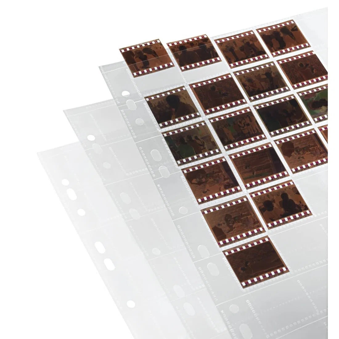 Hama Negativarchivierungshüllen (Polypropylen) für 40 Einzelnegative im Format 24x36mm