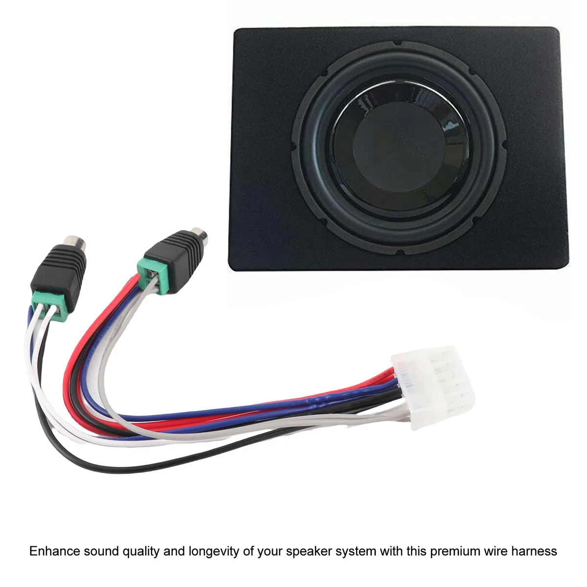 Eingangslautsprecher Kabelbaum Aramox Power für Dual TBX10A Verstärker 10 Pin Stecker Stromkabelbaum