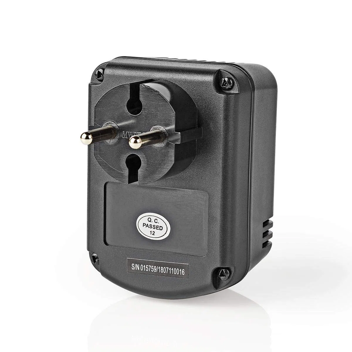 Stromwandler - Netzstromversorgung - 230 V AC 50 Hz - 45 W - Schutzkontakt - Schwarz
