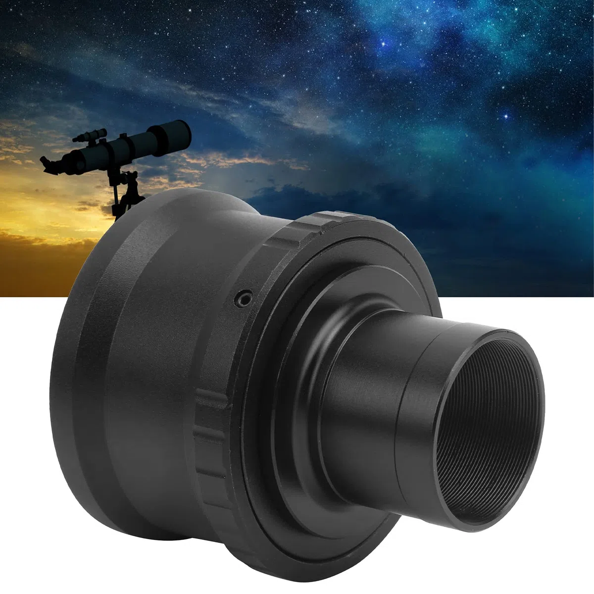 Teleskop Adapter Ring E Mount, 1,25 Zoll T-Ring E-Mount Astronomisches Teleskopadapter Für Spiegellose E-Mount-Kamera