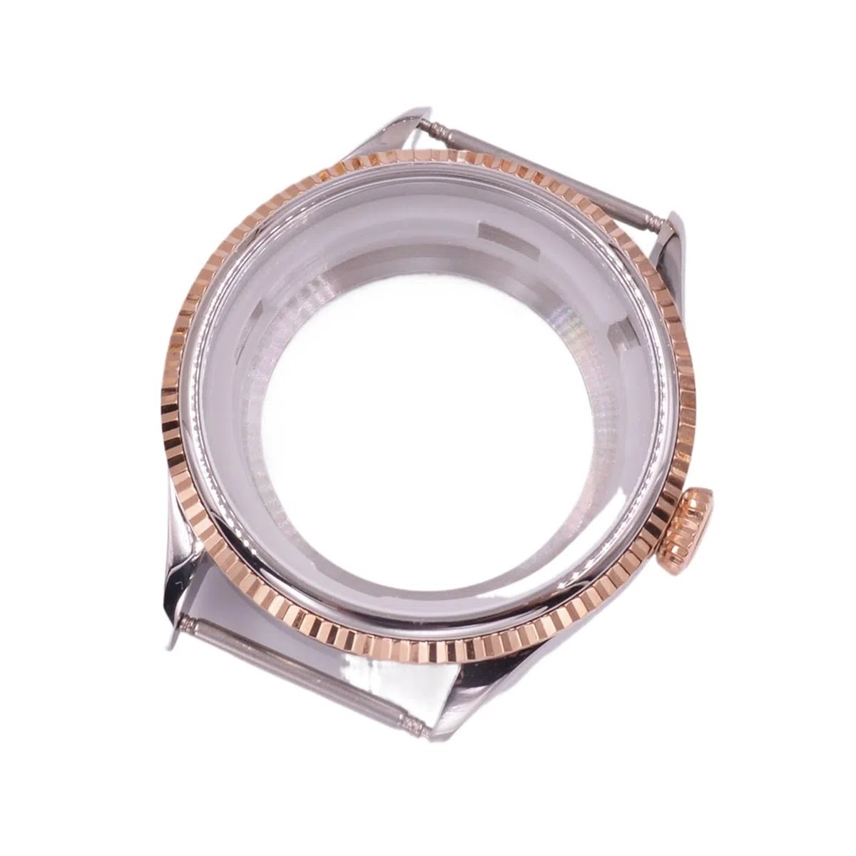 1 Stück 39 mm Saphirglas Uhrengehäuse Silber/Roségold/Gold Passend for NH35 NH36 NH34 Uhrwerk Zubehör