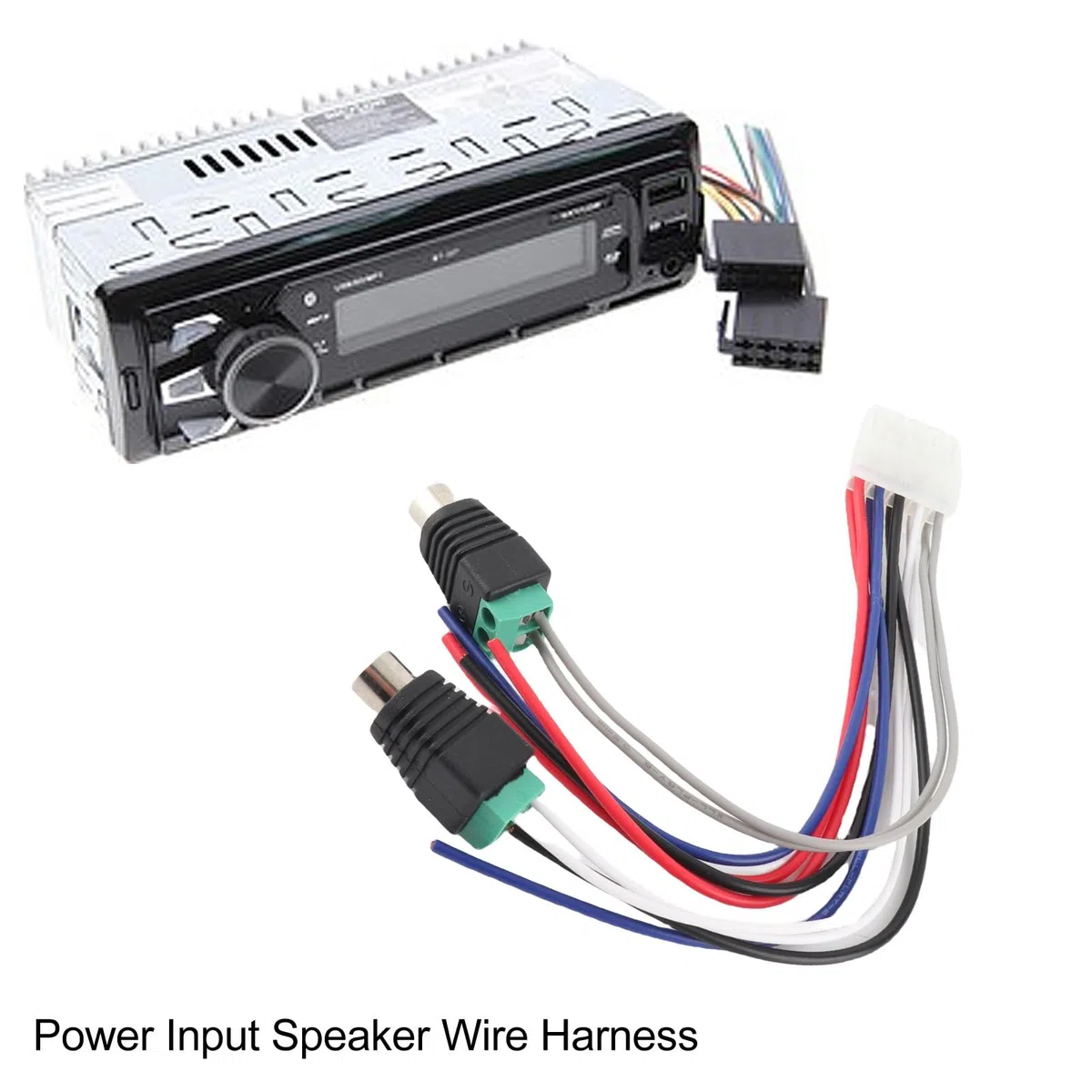 Eingangslautsprecher Kabelbaum Aramox Power für Dual TBX10A Verstärker 10 Pin Stecker Stromkabelbaum