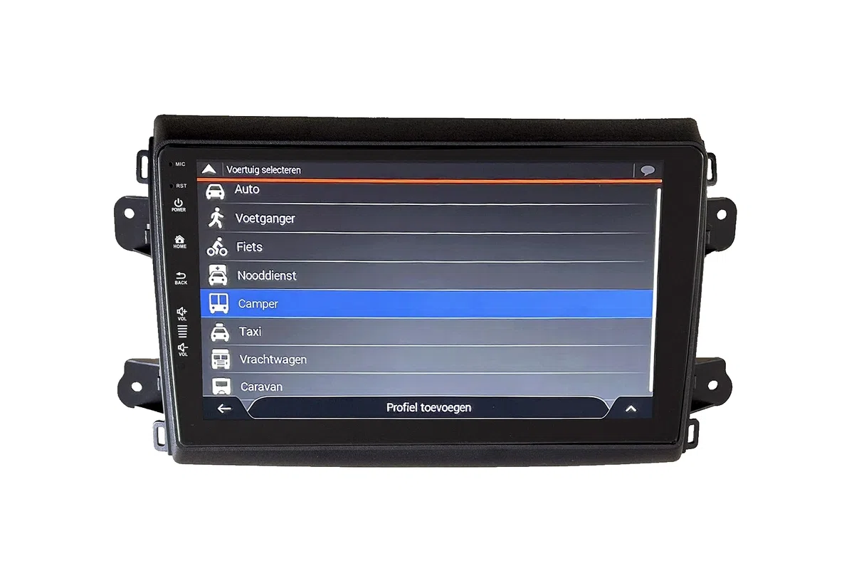 FD-9000-F8 9" Navi für FIAT Ducato Wohnmobile (ab 2021) – Camper Navigation, DAB+ Radio, CarPlay & Android Auto, Stellplatz-Apps, Europa-Karten