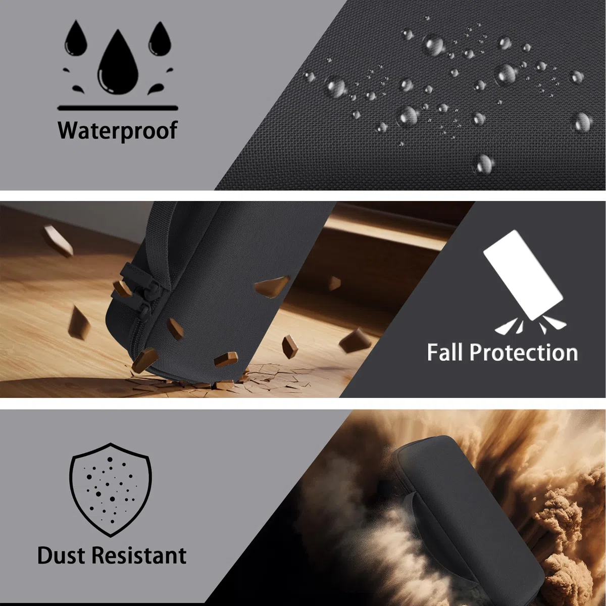 co2CREA Harte Tasche für Bose SoundLink Flex (2.Gen.) /Flex Tragbaren Bluetooth Lautsprecher Case Etui Tragetasche