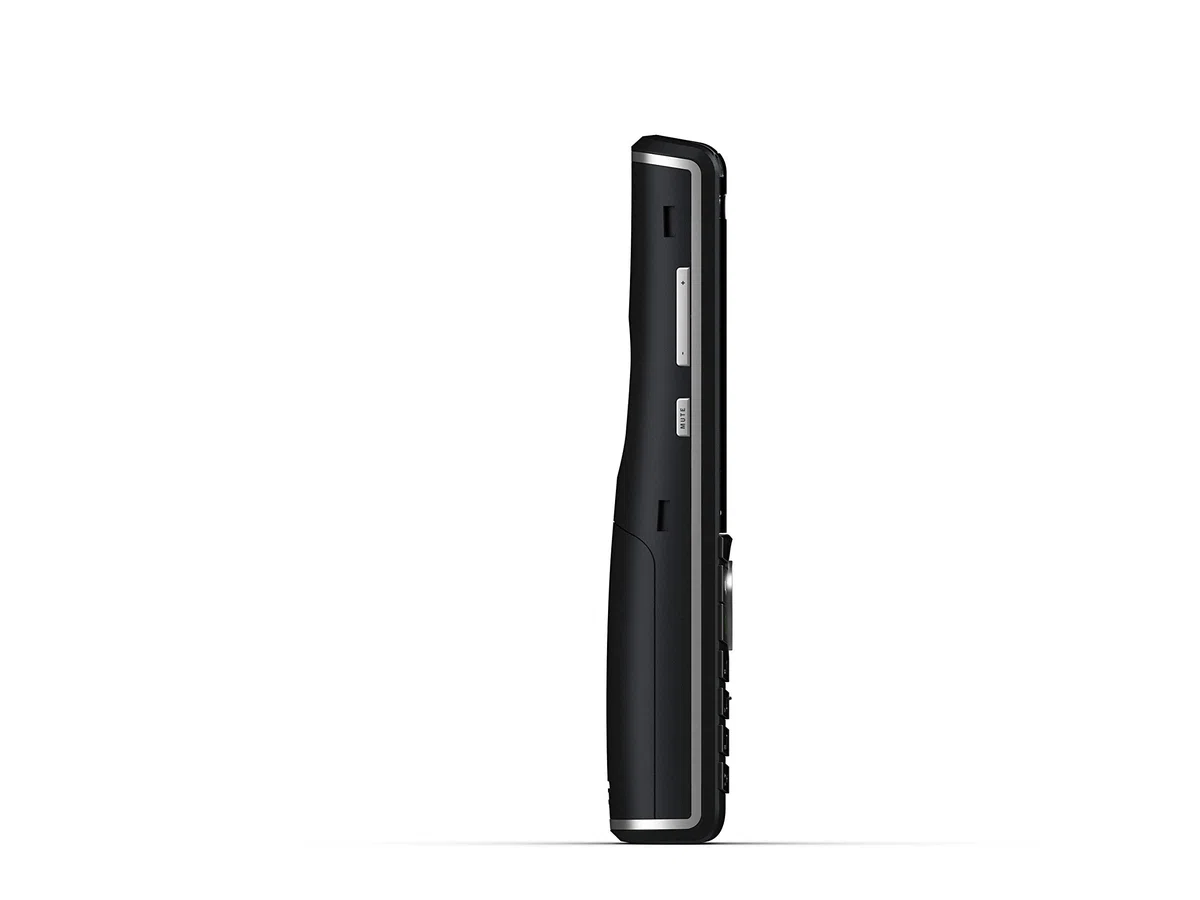 Snom M65 Professional DECT-Mobilteil (250 Stunden Standby, 2 Zoll 176 x 220 Pixel TFT, SW OTA-Upgrade, Vibrationsalarm, Gürtelclip, beleuchtete Tastatur), Schwarz, 00003969