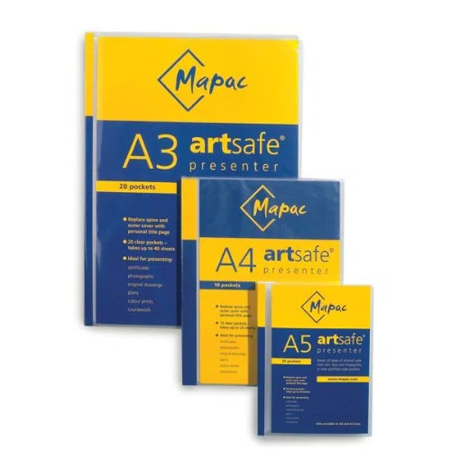 Mapac Artcare Künstlermappe (Artsafe Presenter (20 Pocket) A4