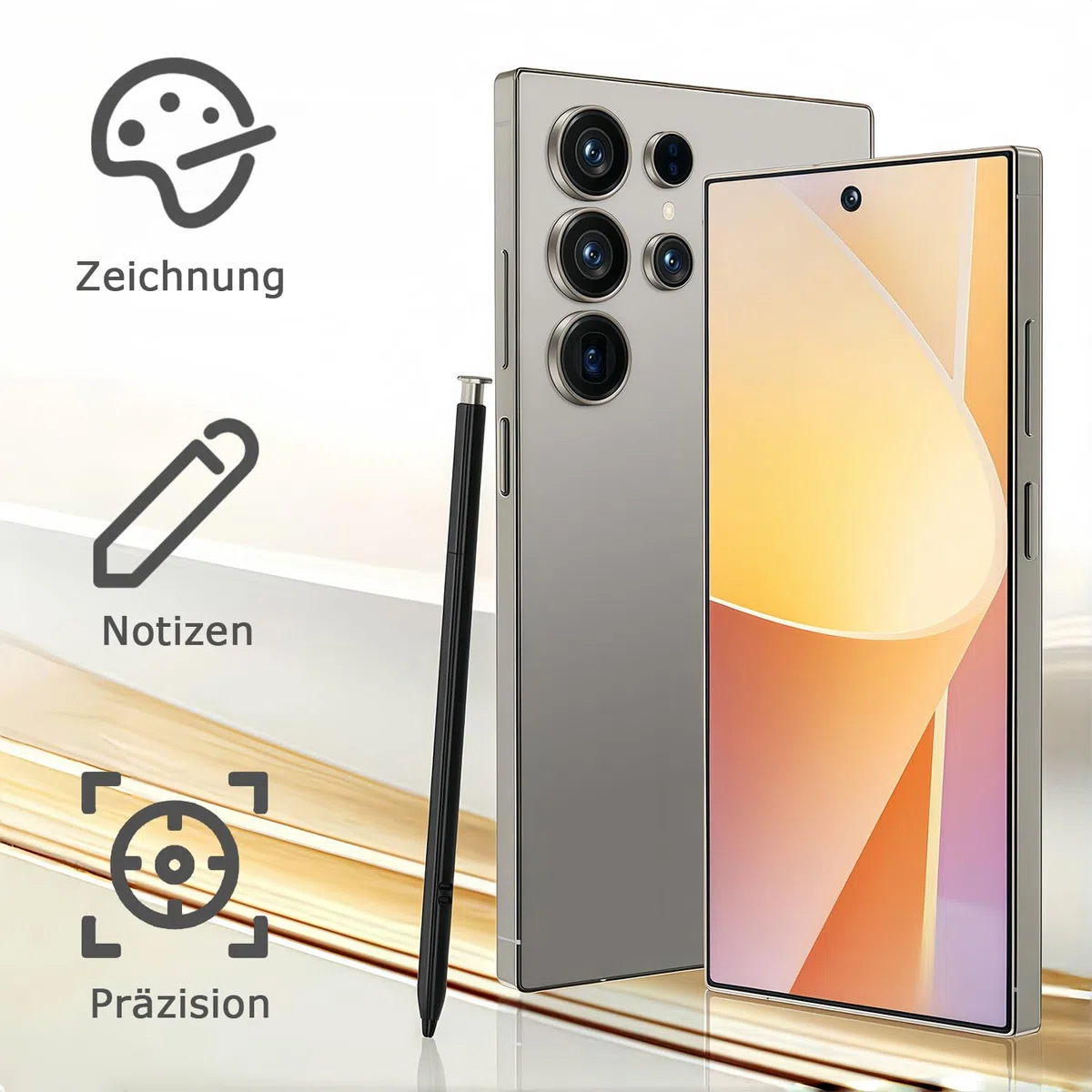 5G Smartphone 8+256GB, 6.9" HD, 6000mAh, 21+8MP, Dual SIM