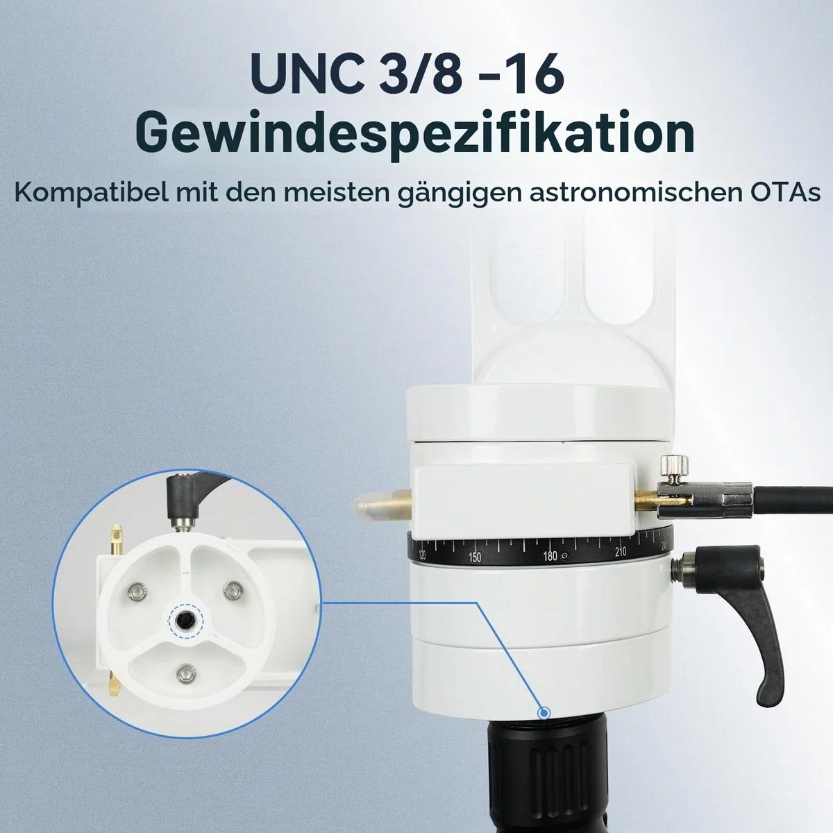 Svbony SV225 Azimutale Teleskop Alt/Az Montierung, 10 kg Tragfähigkeit