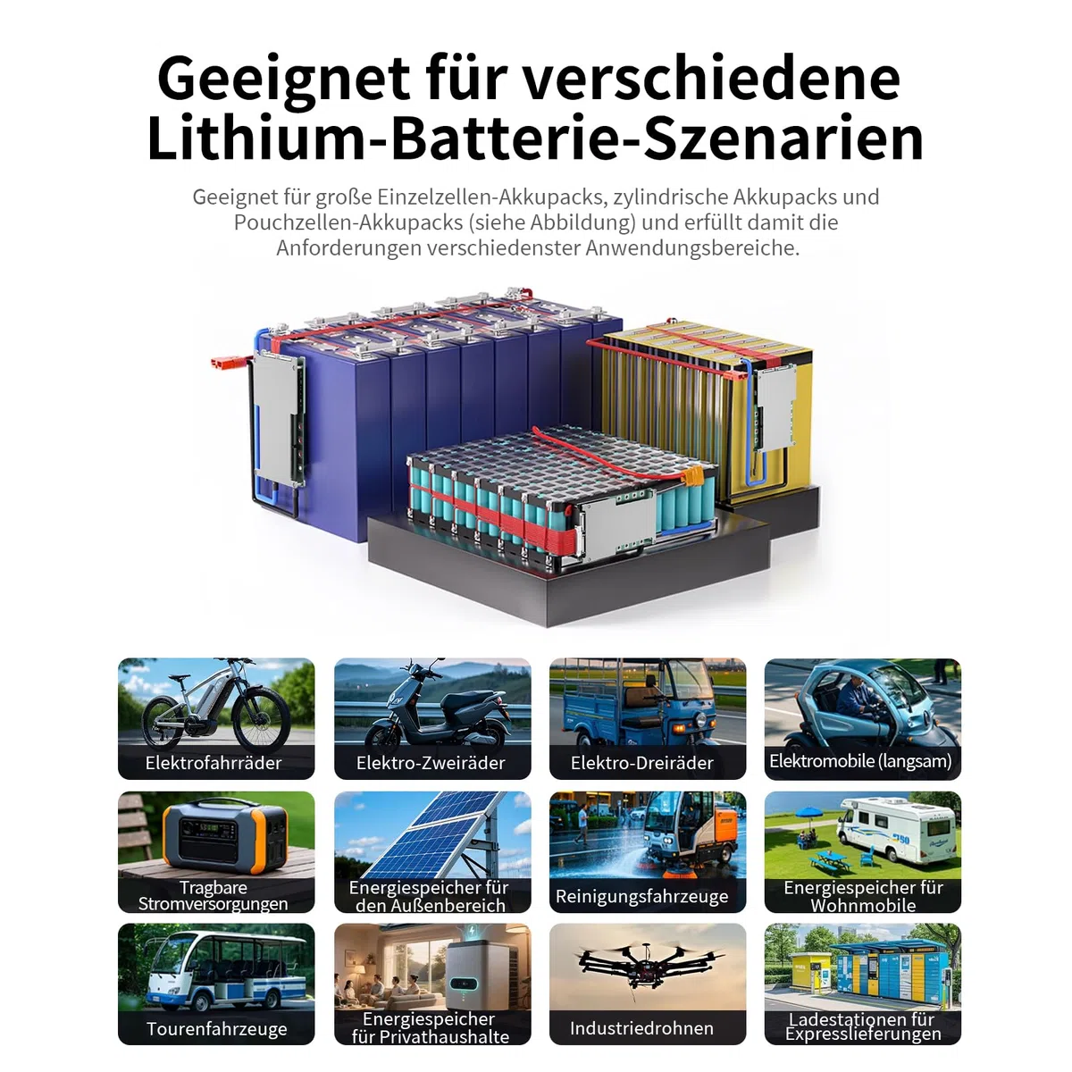 BMS 13S 48V 20A Lithium-PCB-Schutzplatine mit Balancerleitung und NTC, Split-Port, zehn Schutzfunktionen, Lithium-Ionen-Batteriemanagementsystem, Li-Ion BMS