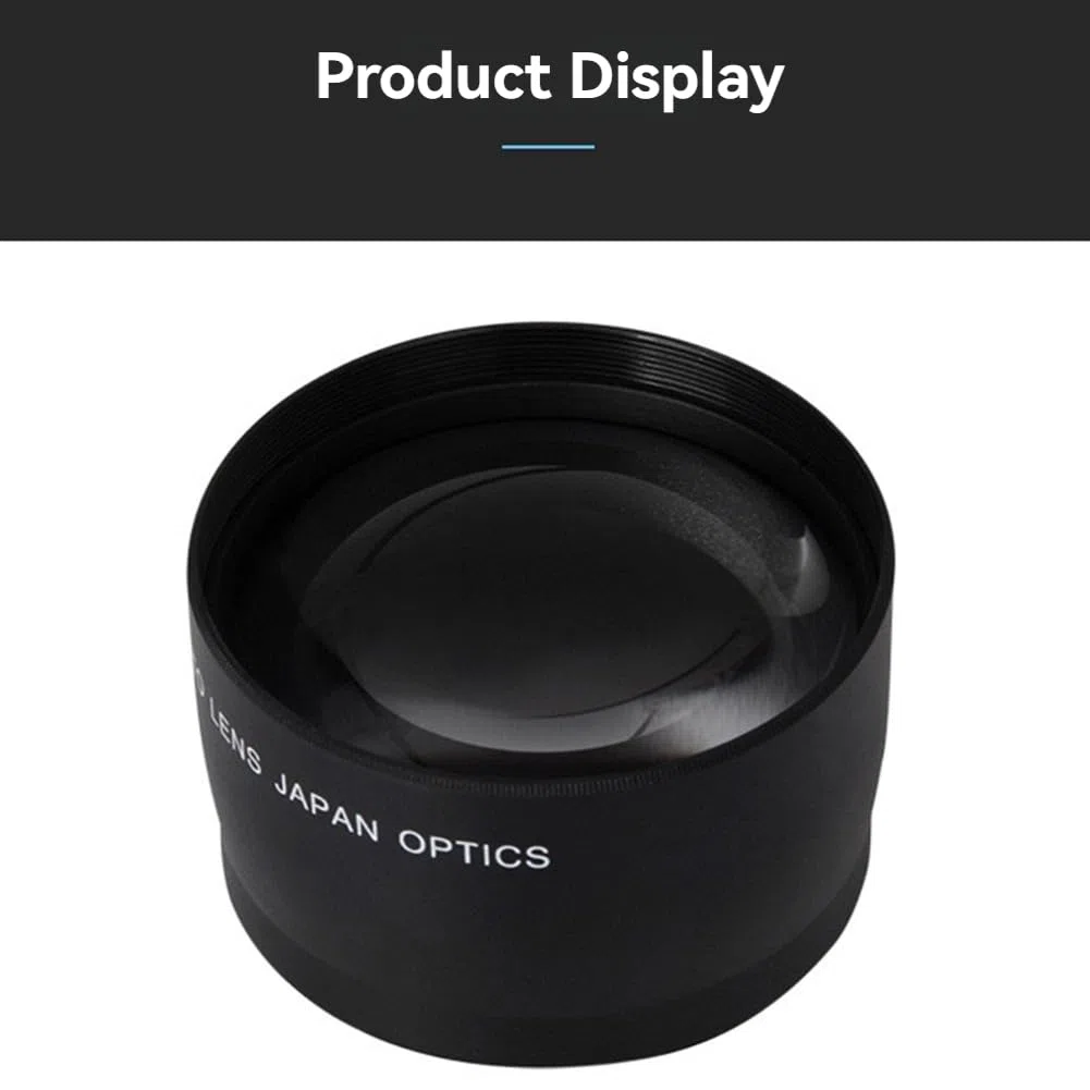 55mm 2.0X Teleobjektiv Telekonverter Objektiv Digitale Spiegelreflexkamera Teile Hochwertiges Fotografie-Zubehör