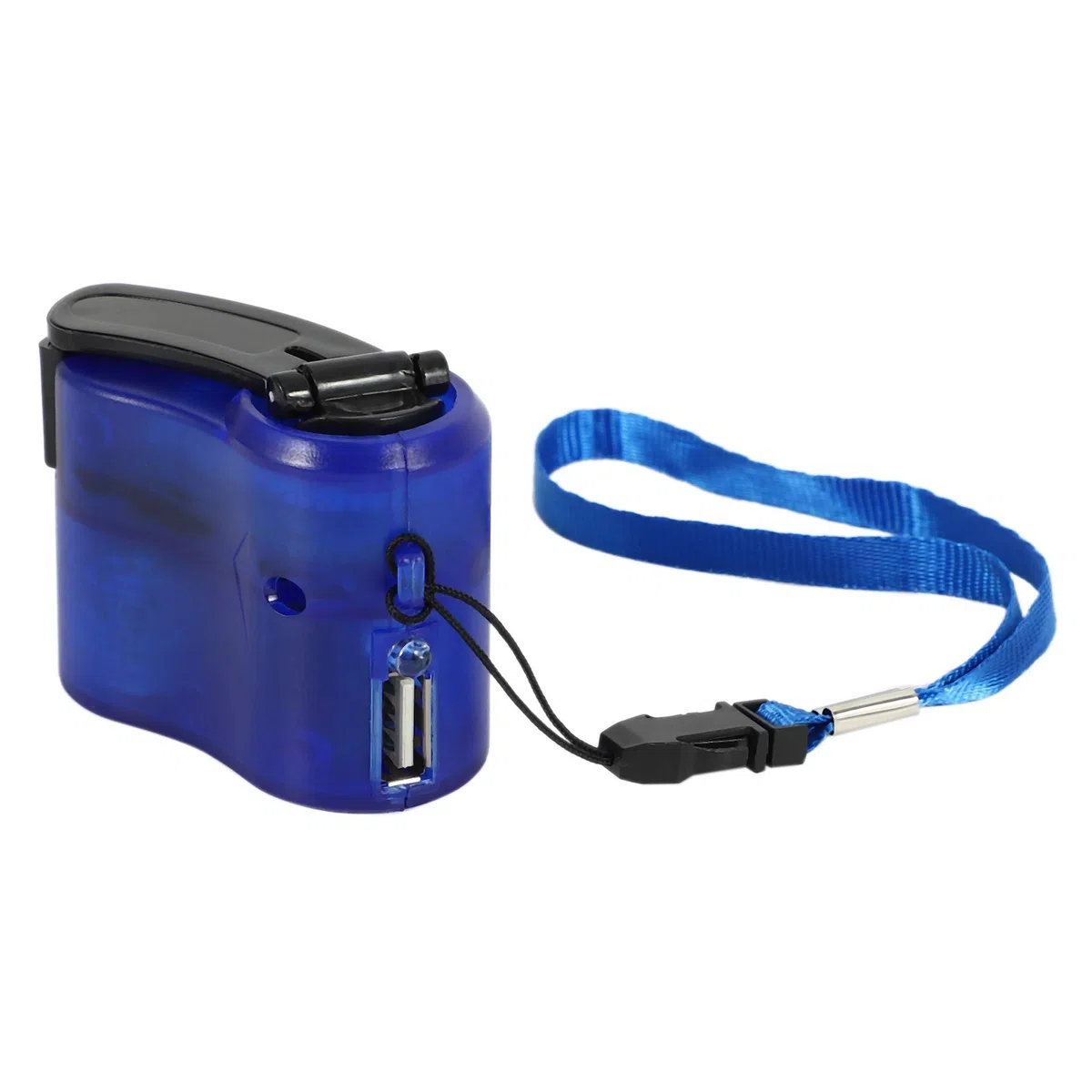 USB Telefon Not Ladegerät Für Camping Wandern Außen Sports Hand Kurbel Ladegerät Camping Ausrüstung Überlebens Werkzeuge—— Blau