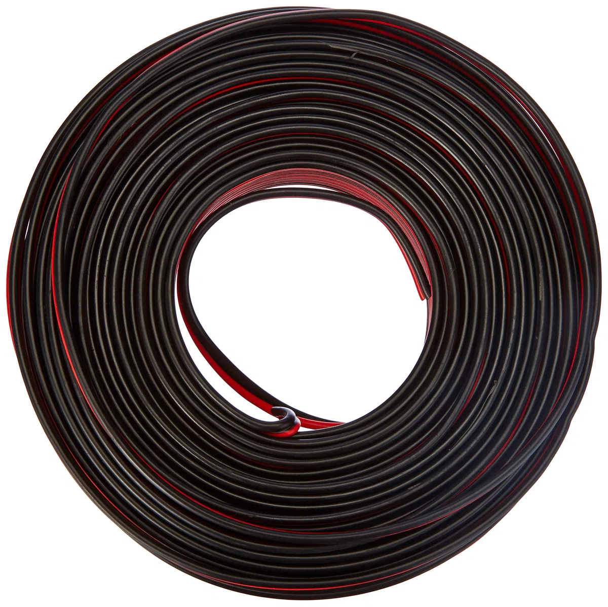 MANAX® Lautsprecherkabel CCA 2x1,5mm² rot/schwarz 50 m Ring