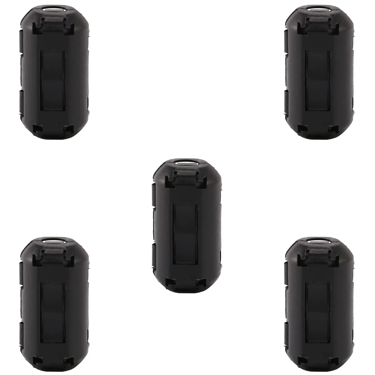 5 Stück Clip On Rauschunterdrücker-Kabel 3,5mm Ferritkern Filter