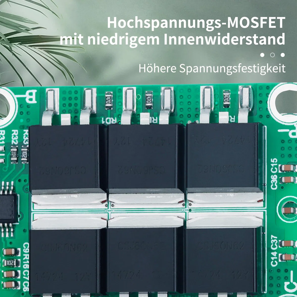 BMS 13S 48V 20A Lithium-PCB-Schutzplatine mit Balancerleitung und NTC, Split-Port, zehn Schutzfunktionen, Lithium-Ionen-Batteriemanagementsystem, Li-Ion BMS