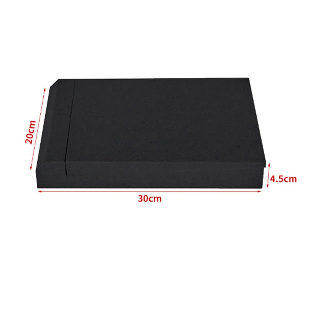 Lautsprecher Isolationspads，Studio Monitor Isolation Pads，Hochdichter Akustikschaum，Passend für die Meisten Lautsprecherständer