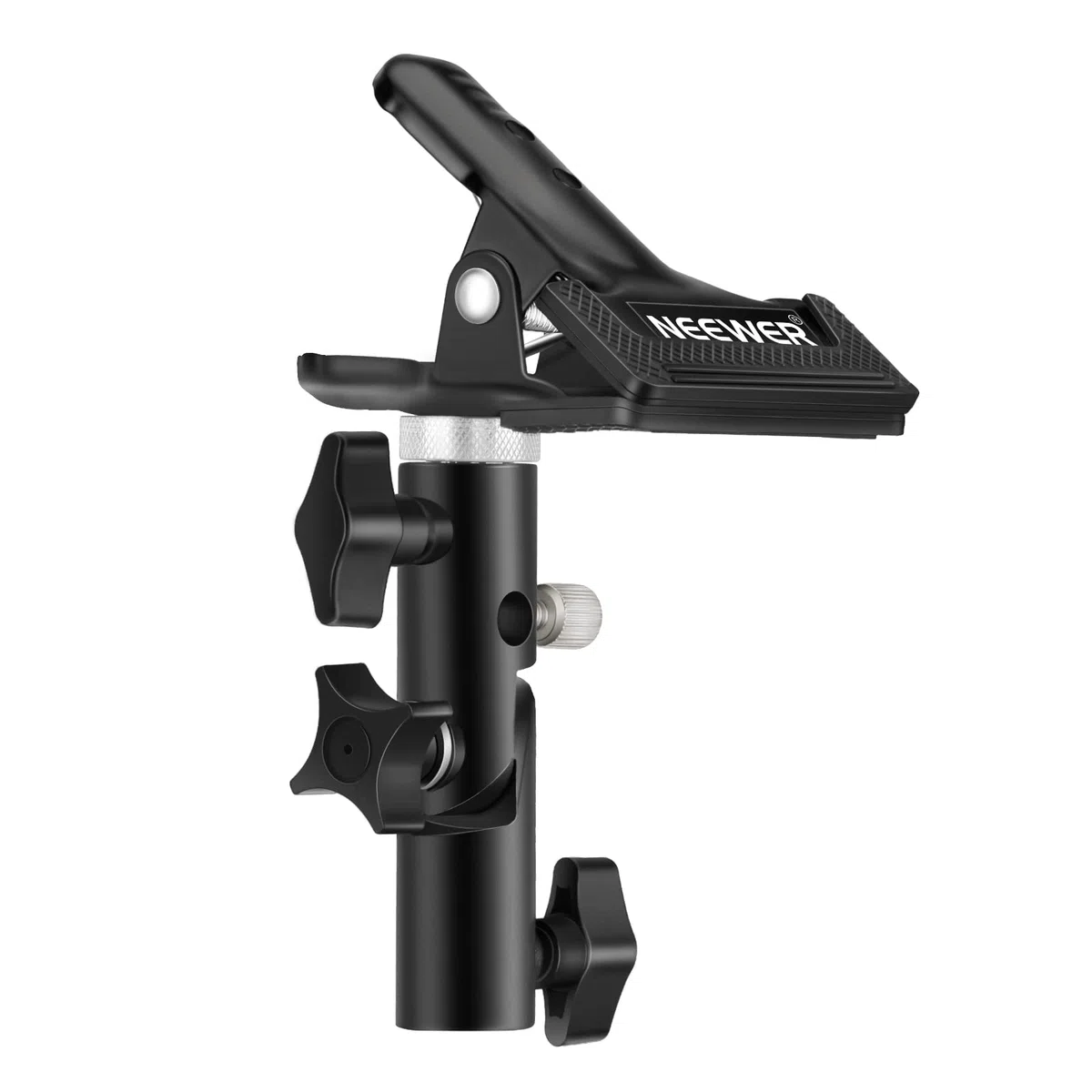 NEEWER Fotostudio Hochleistungs Metallklemmhalter mit 5/8 "Lampenstativ Befestigung für Reflektor