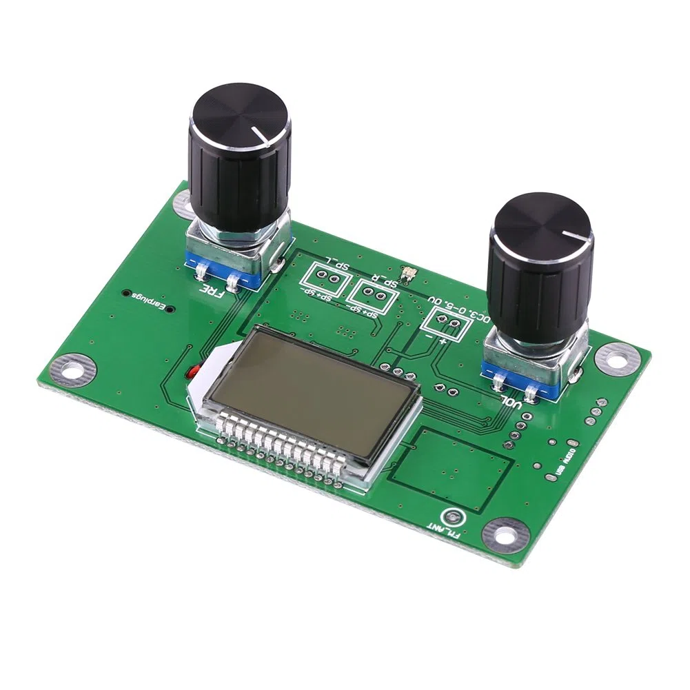 Mini DSP und PLL Digital Stereo FM Radio Funkempfängermodul 87-108 MHz Unterstützt die serielle Anschlusssteuerung