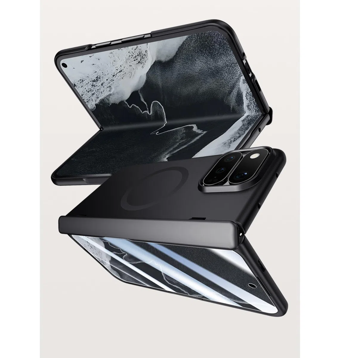 Hülle Für Google Pixel 11 Pro Fold, Magnetisch Rundumschutz Kratzfeste