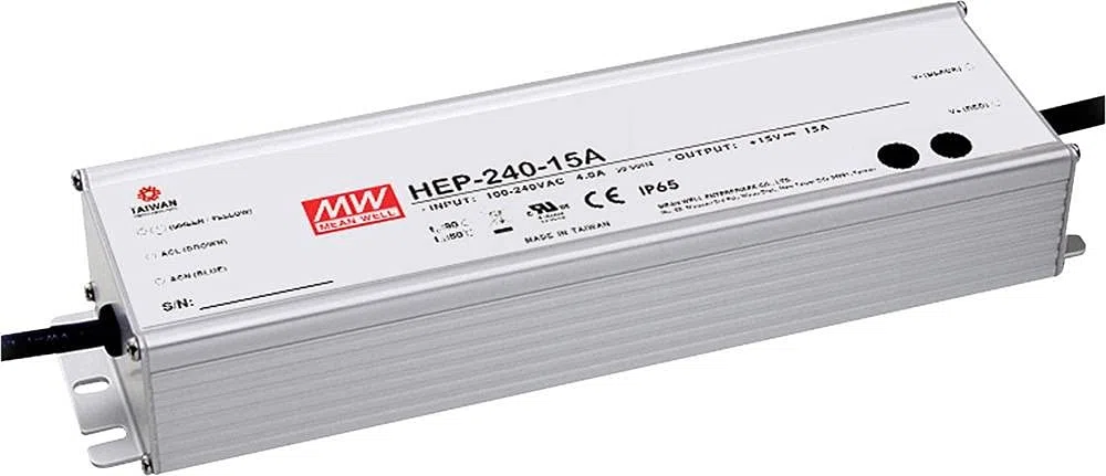 Mean Well HEP-240-24A AC/DC-Einbaunetzteil 10000mA 240W 24 V/DC offene Kabelenden