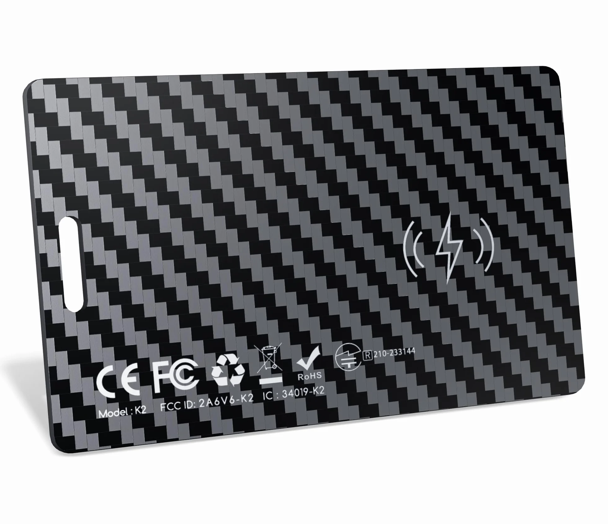 Wallet Tracker Karte für Android(Nur Android), Ultra-Dünner Geldbörsen Tracker Karte, Wiederaufladbare Geldbeutel Finder für Gepäckanhänger, Pässe, IP68 Wasserdicht
