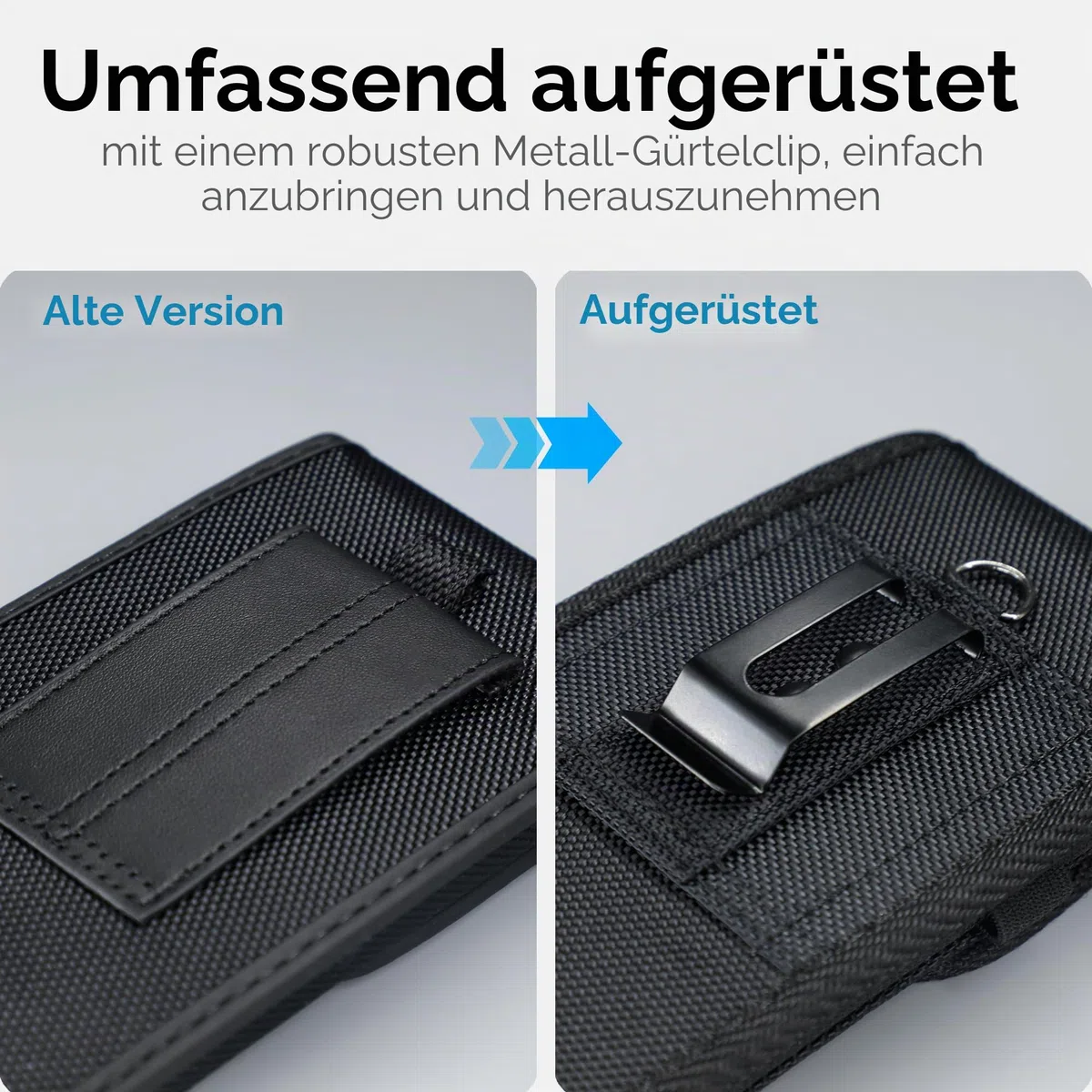 Handy Gürteltasche Premium Gürtel Tasche Handytasche für Galaxy S24 Ultra S23 Ultra S22 Ultra 5G Note 20 Ultra 5G Note 10+ Plus 5G -XL
