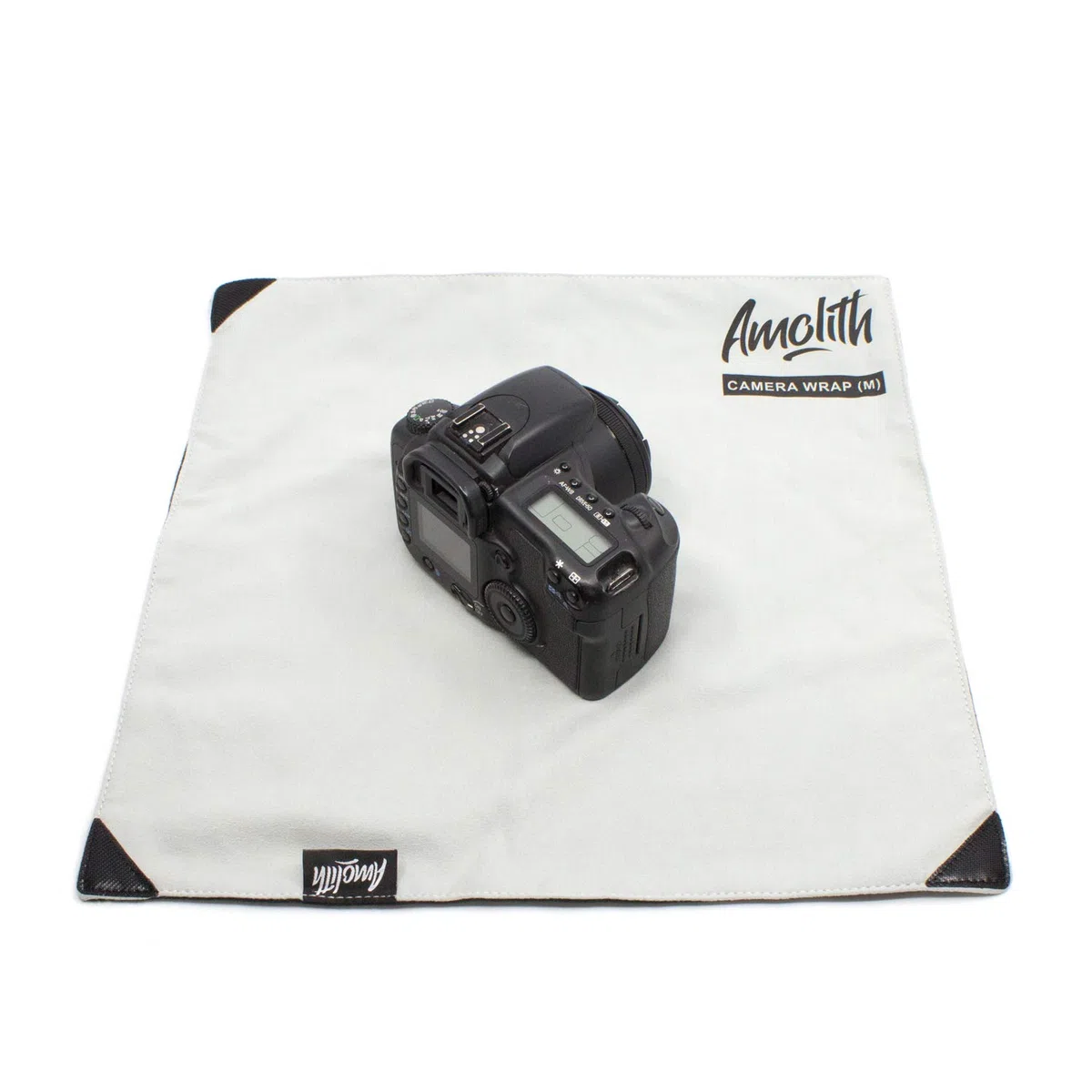 Einschlagtuch für Kamera als Schutzhülle für Fotoausrüstung im Rucksack, Tasche, Beutel etc. | Geeignet für DSLM/DSLR (mit Objektiv), Objektive, Tablet-PC etc. | M (40 x 40 cm) | AML-8780