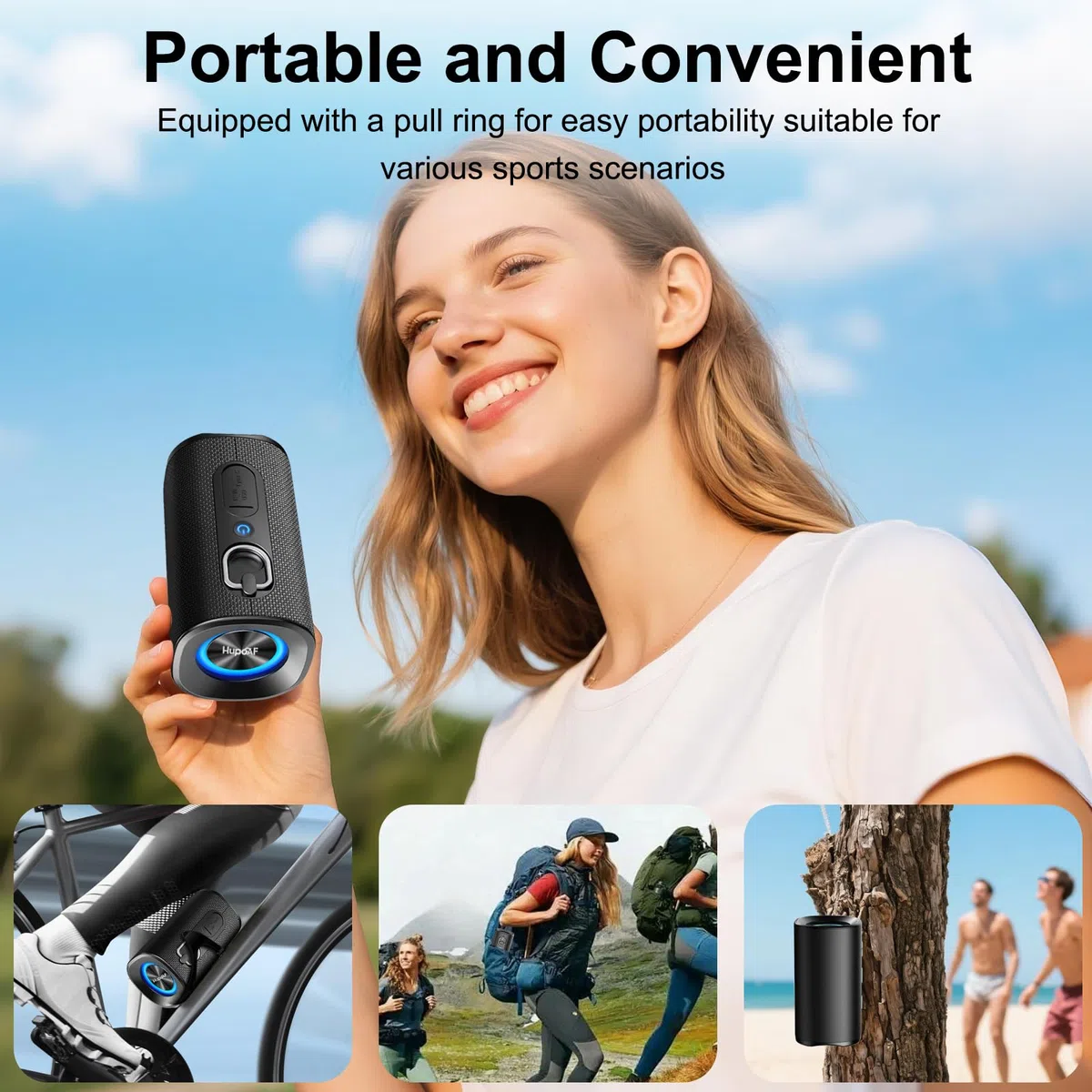 Bluetooth Lautsprecher mit Licht, Musikbox Bluetooth 5.4, 30W Max Dual Lautsprecher,30 Std Akku,Bass Boost Box mit IPX7 Wasserschut, Kabellose Stereo Pairing,Outdoor Lautsprecher für Reisen, Sport