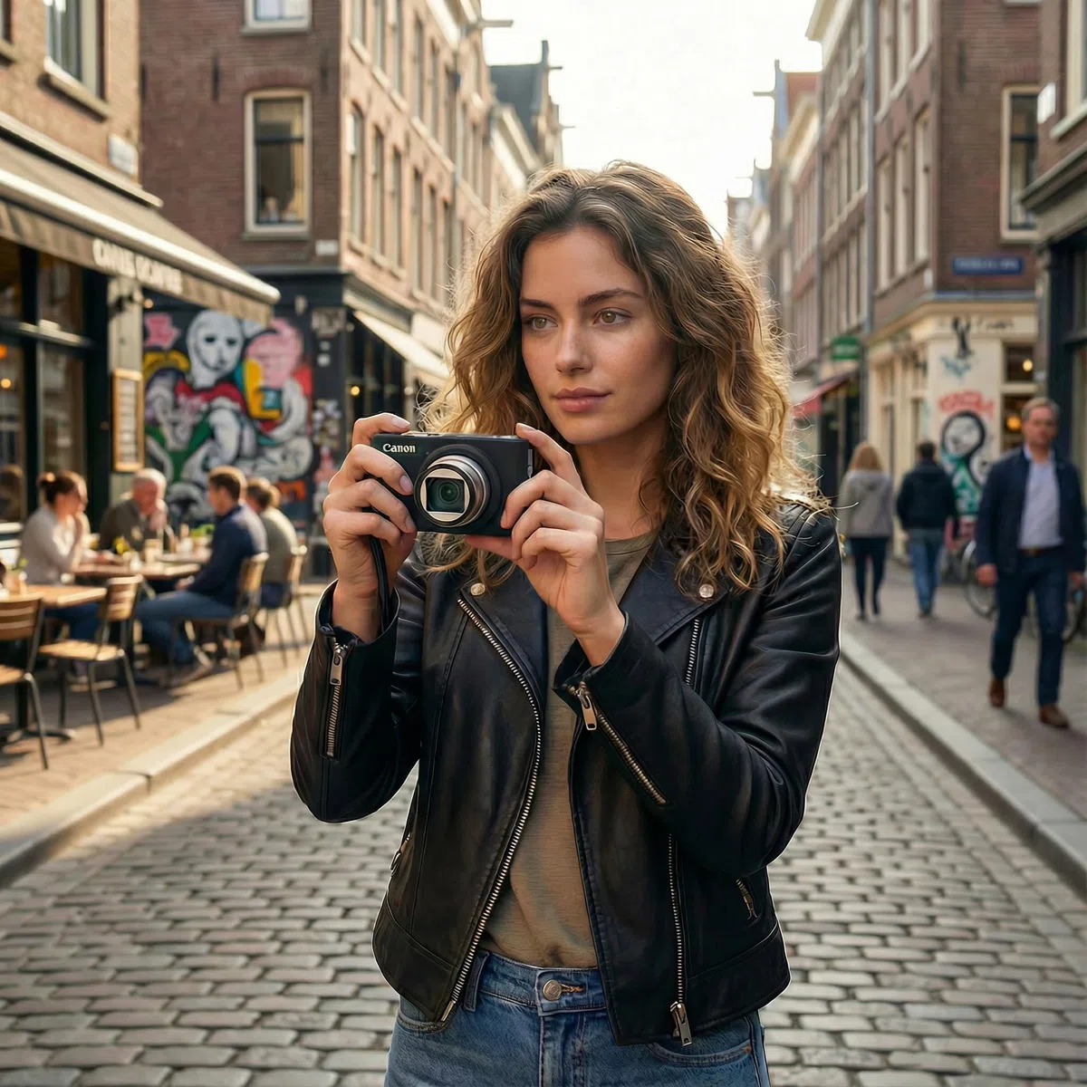 MUZIRI KINOKOO Tasche für Canon SX740 HS Kamera, Weiche Silikon Schutzhülle für Canon PowerShot SX740/SX730 HS Kamera- Kratzfeste SX740 Abdeckung mit Abnehmbarer Objektivabdeckung - Schwarz