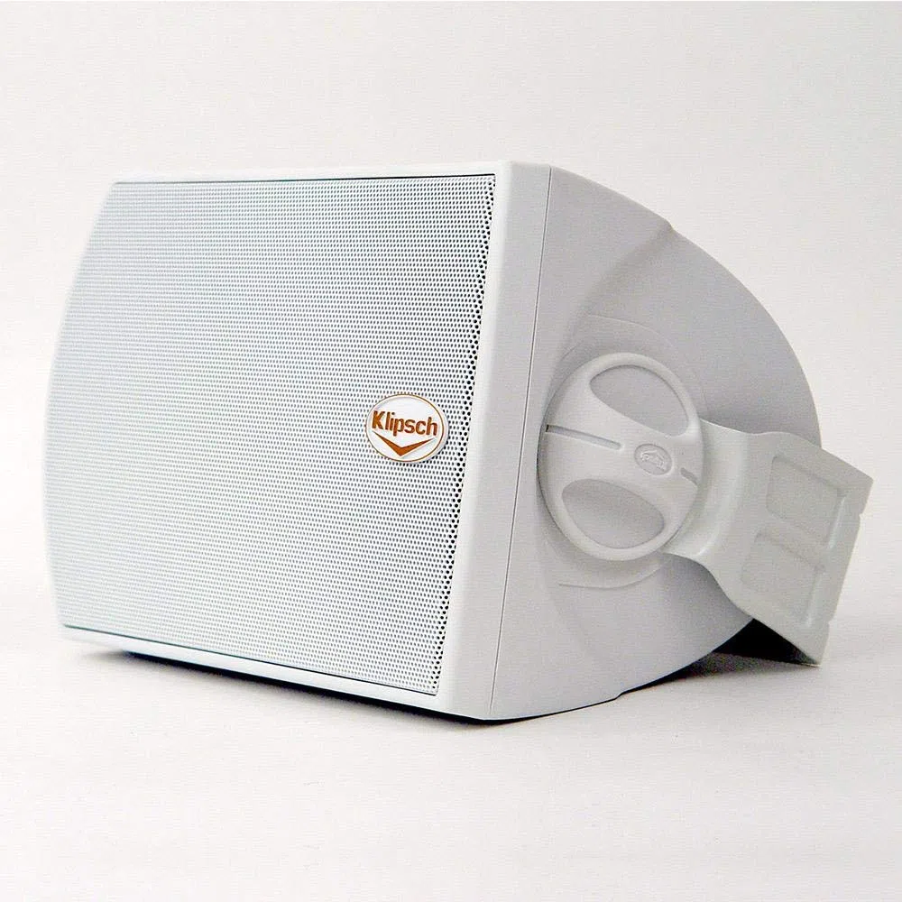 Klipsch AW-400 Lautsprecher für drinnen und draußen, Weiß, 1 Paar