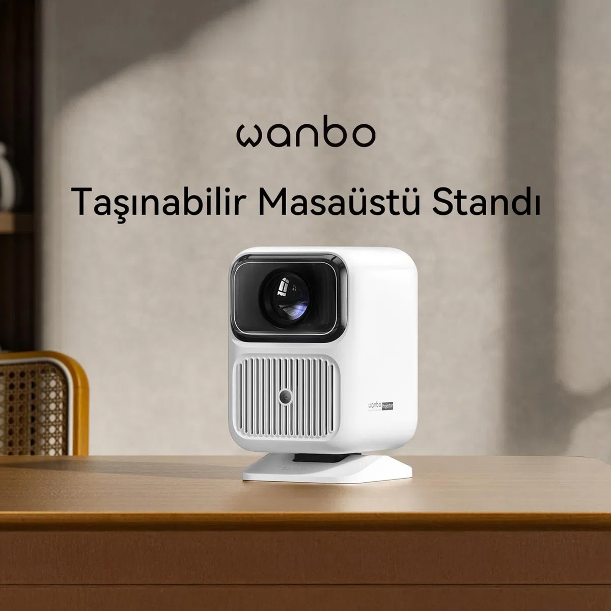 WANBO Desktop-Ständer für Heimprojektor X5 Pro, Weiß