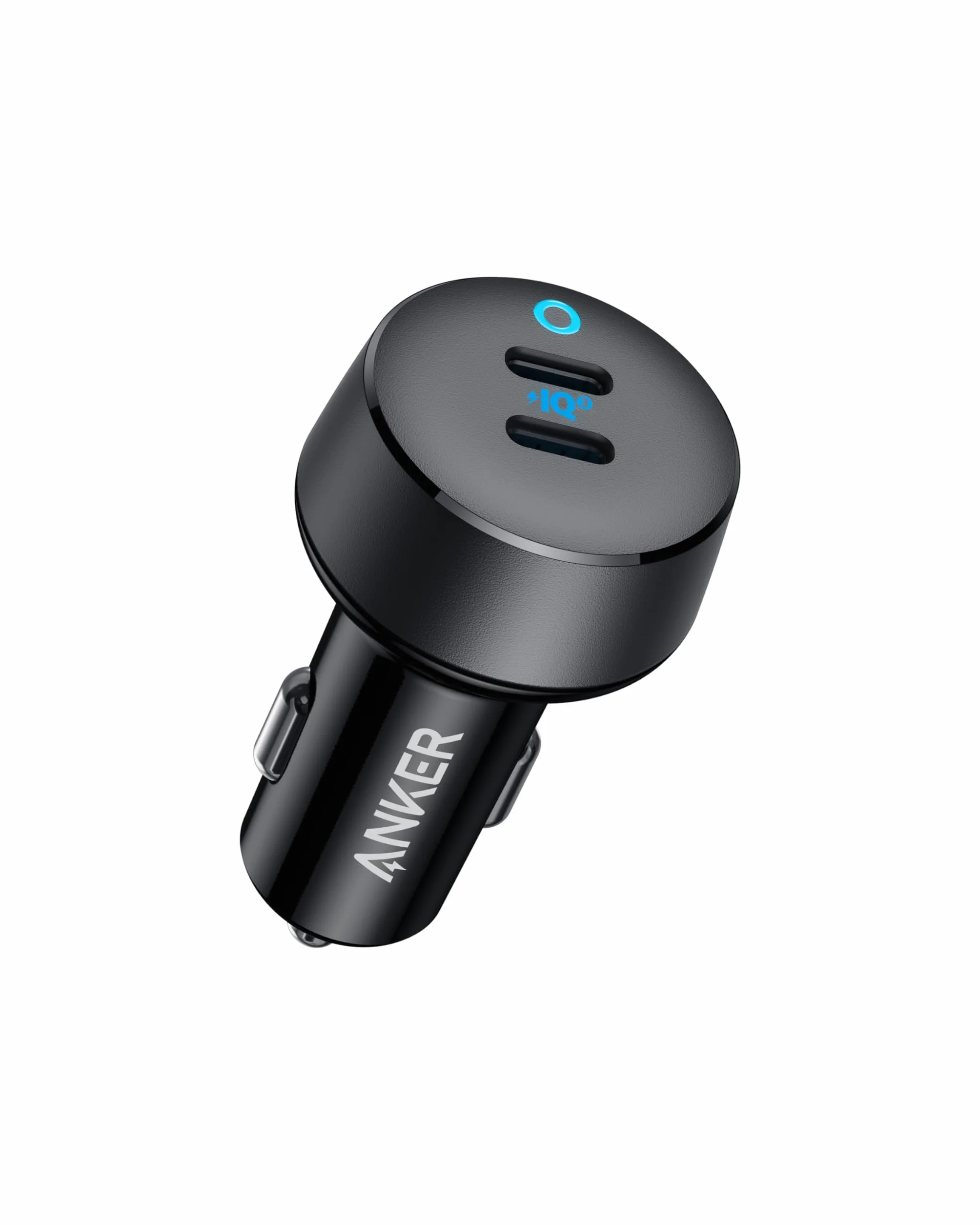 Anker USB C Autoladegerät, PowerIQ 3.0 Typ C Auto Adapter mit 2 Ports 40 W, PowerDrive III Duo mit Netzteil für iPhone 17/16/15 Pro Max, Galaxy S26/25/24, Pixel, iPad Pro und mehr