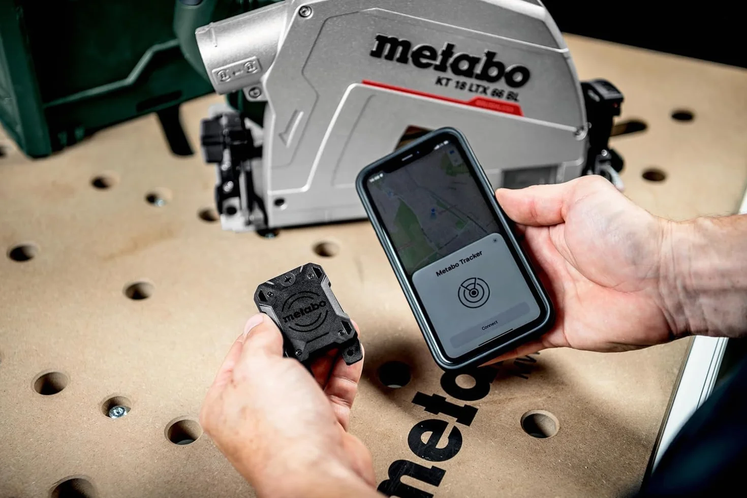 metabo Werkzeugfinder Tracker, iOS kompatibel, Wasserdicht, Wo ist? App