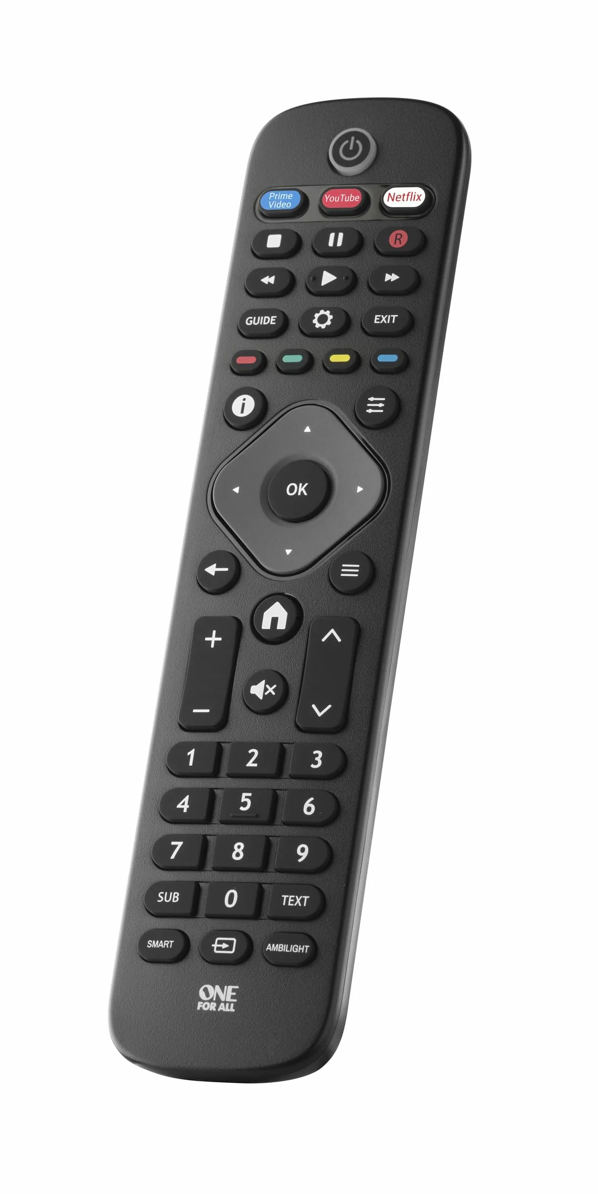 One for All Philips TV Fernbedienung - Funktioniert mit Allen Philips TV/Smart TV - die ideale TV-Ersatzfernbedienung - URC4913