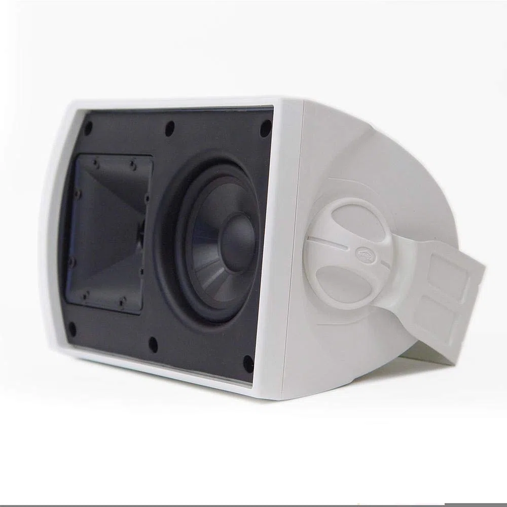 Klipsch AW-400 Lautsprecher für drinnen und draußen, Weiß, 1 Paar