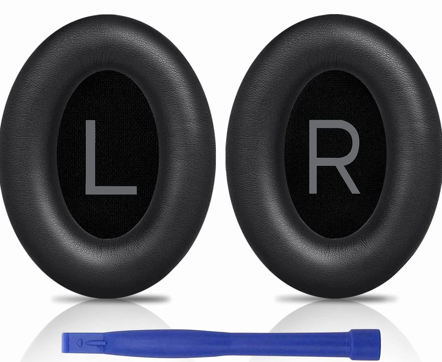 SOULWIT Ersatz Ohrpolster für Bose QuietComfort 45 (QC45)/QuietComfort SE (QC SE)/New Quiet Comfort Wireless Over-Ear Kopfhörern, Ersatzpolster mit weicherem Protein-Leder, Geräuschisolierendem Schaum