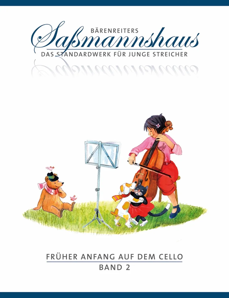 Früher Anfang auf dem Cello 2: Die Violoncelloschule für Kinder ab 4 Jahre. 15 Kapitel. Mit zahlreichen Volks- und Kinderliedern sowie Tanzformen, mehrere zweistimmig