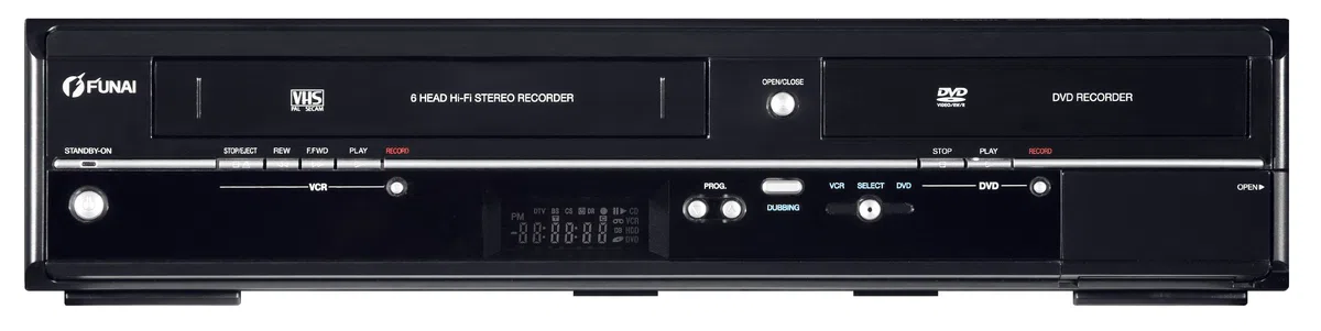 Funai WD6D-M101 DVD-VHS-Player und Recorder (1-er Stück)