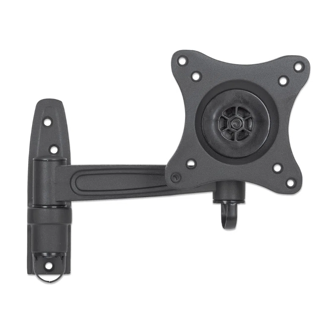 Manhattan 423700 Universal Gelenkarmhalterung für Flachbildschirme ein Schwenkarm 13" bis 27" bis zu 15 kg schwarz