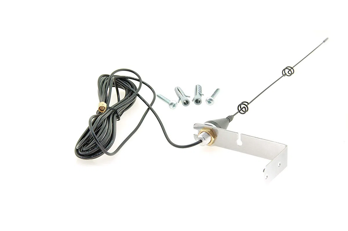 Antenne zur Wandmontage für 4G (LTE), 3G (UMTS), 2G (GSM), mit SMA/M Stecker und 5m Kabel 5 dBi Gewinn