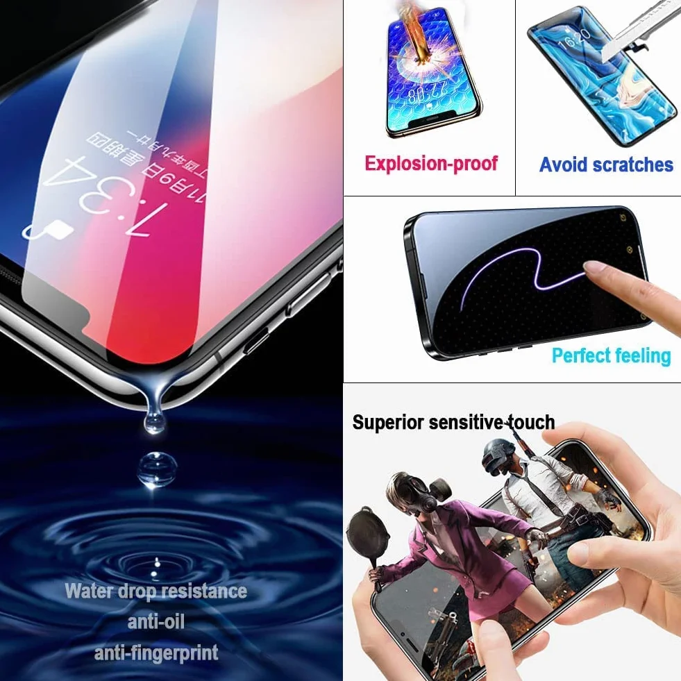 EFaith für iPhone 11 Display Ersatz Bildschirm 6.1 Zoll LCD Full HD 3D Touch Screen Digitizer Rahmen mit Kleber, Displayschutzfolie, Reparaturwerkzeuge,kompatibel mit Modell A2111, A2223, A2221