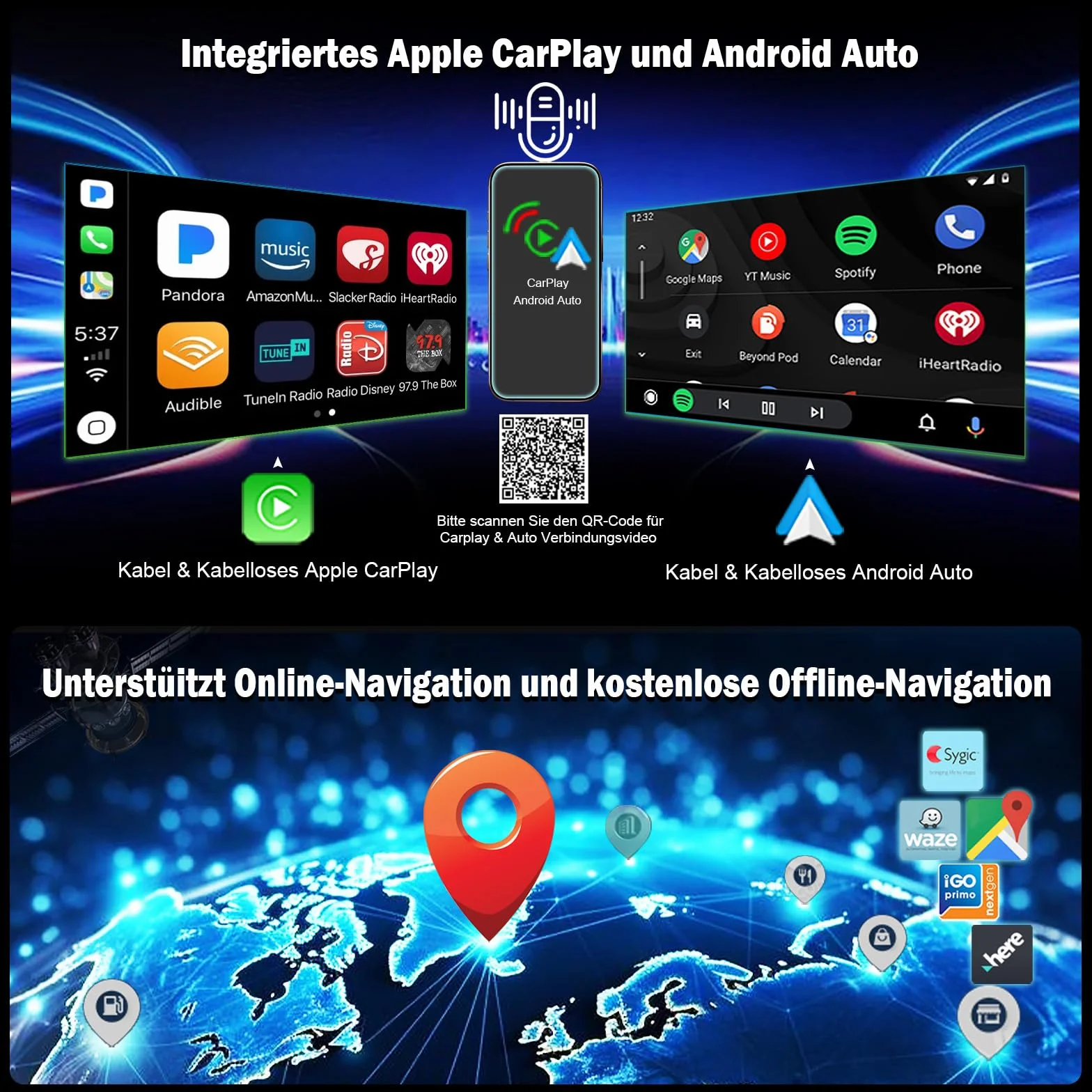 Erisin 9" Android 16 VW Golf 6 Golf 5 Passat Touran T5 Autoradio Bluetooth