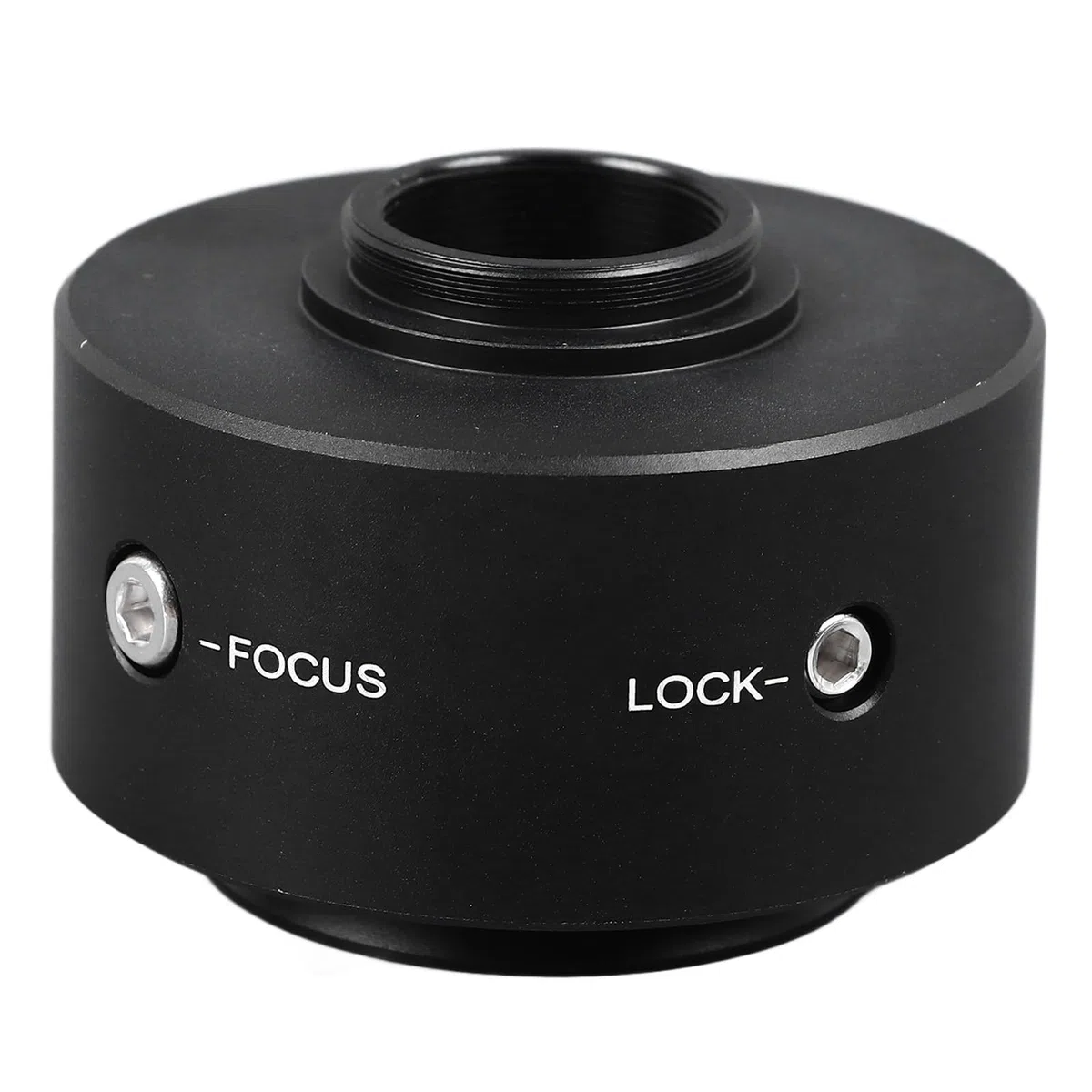 Keenso Mikroskop C-Mount Adapter, 0,5X Vergrößerung für Mikroskop